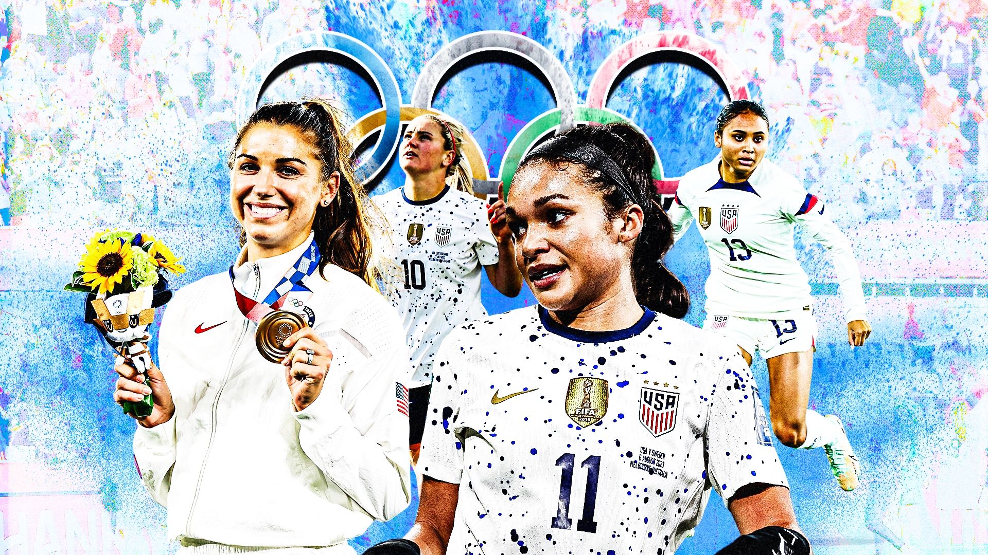 USWNT Olympics Power Rankings GFX