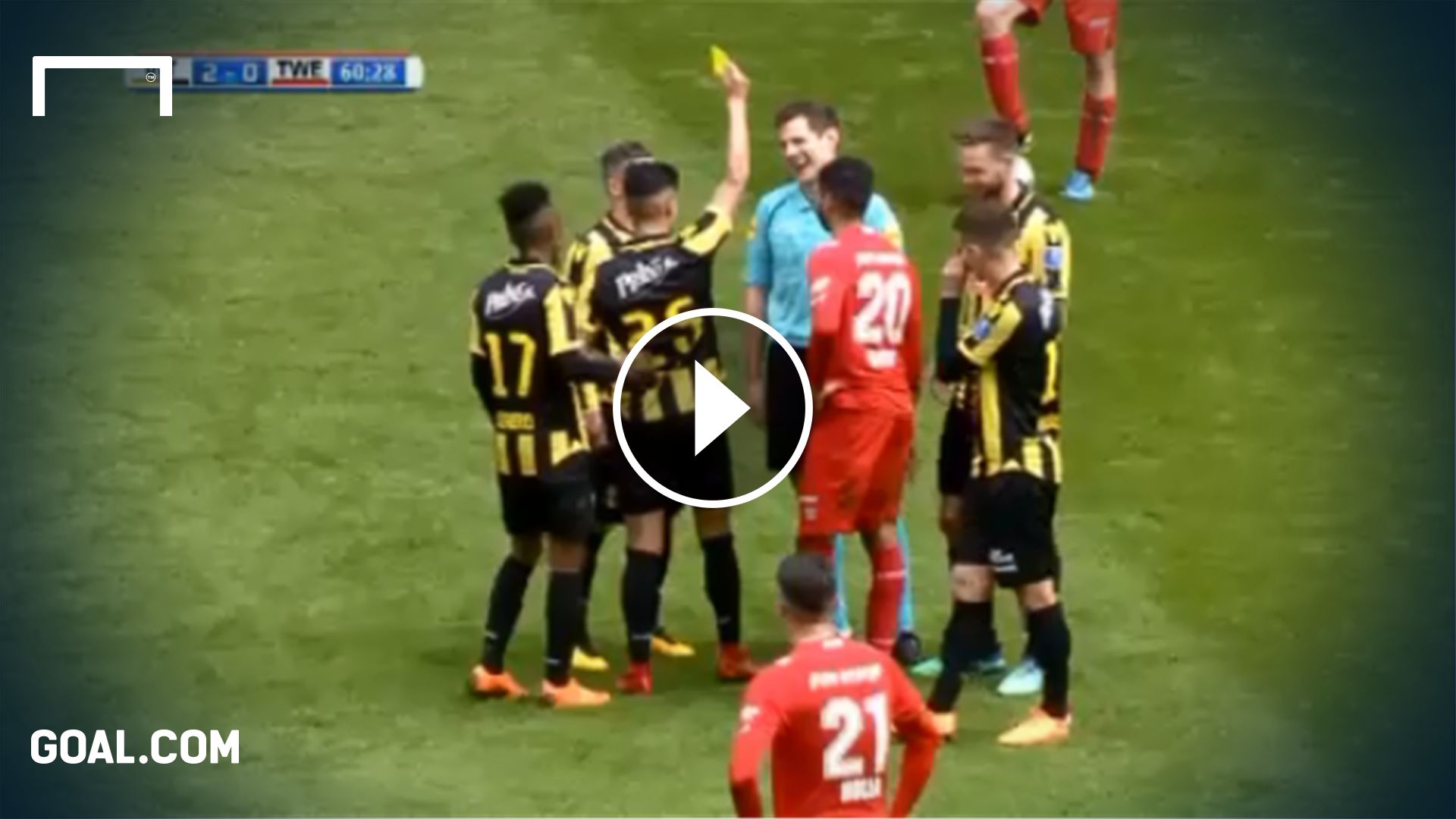 GFX Eredivisie Schwalbe gelbe Karte