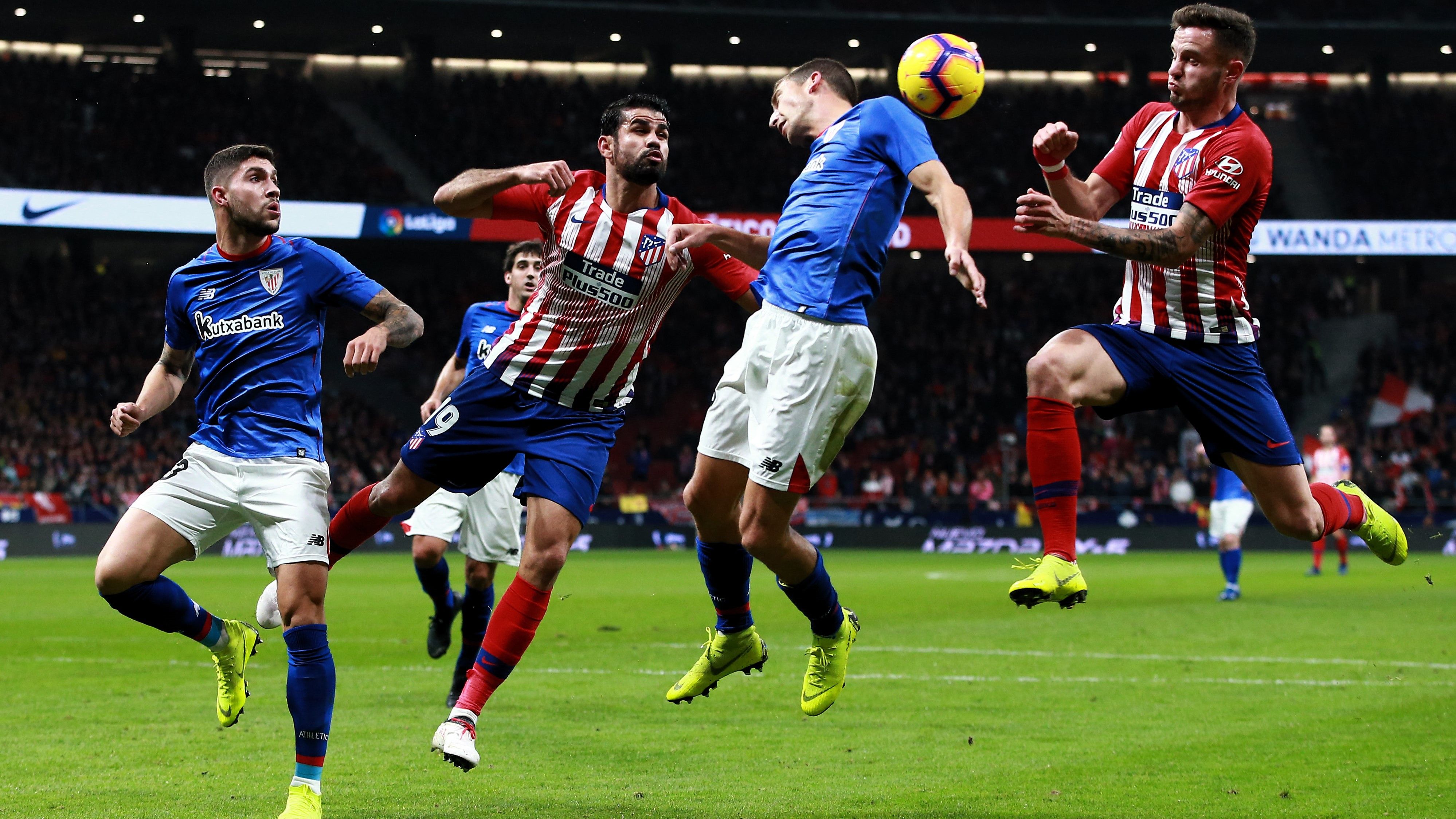 Diego Costa Saul Niguez Atletico de Madrid Athletic de Bilbao LaLiga 10112018