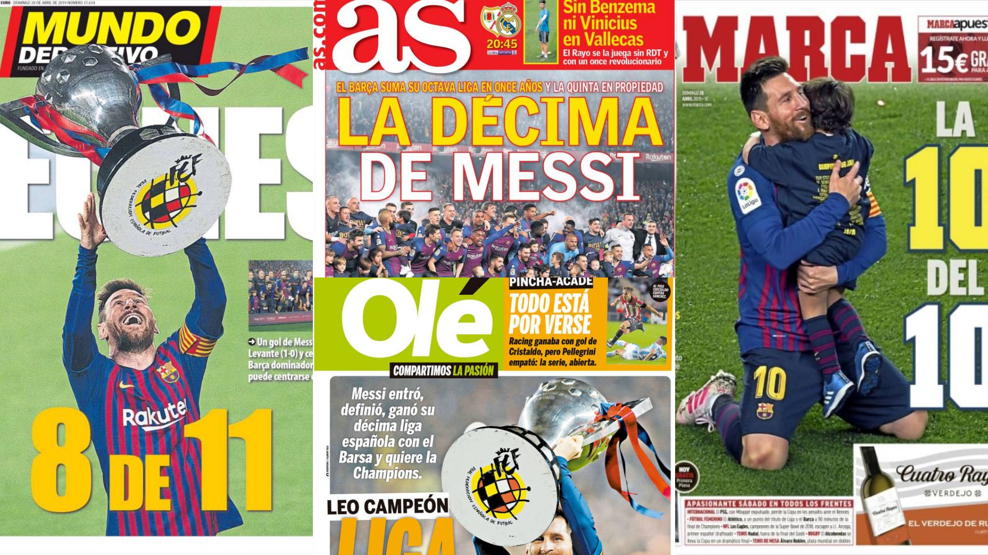 portadas barcelona campeón