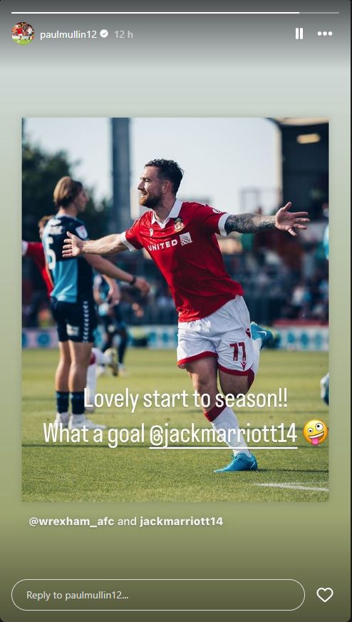 Jack Marriott Wrexham story