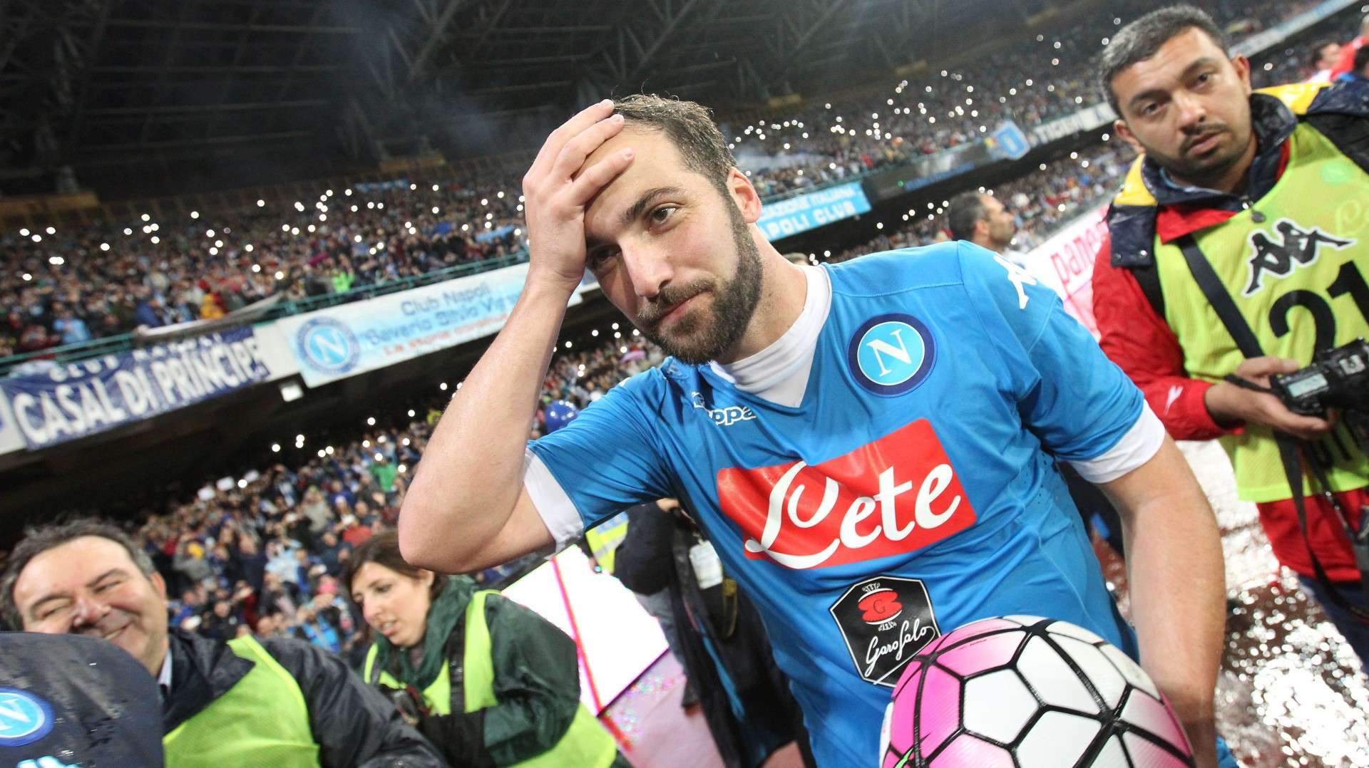 Gonzalo Higuain Napoli Frosinone 2016
