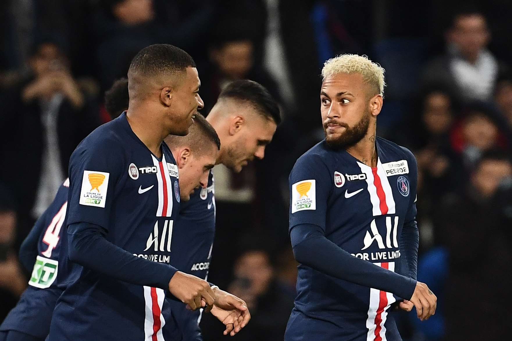 Mbappe Neymar PSG Saint-Etienne