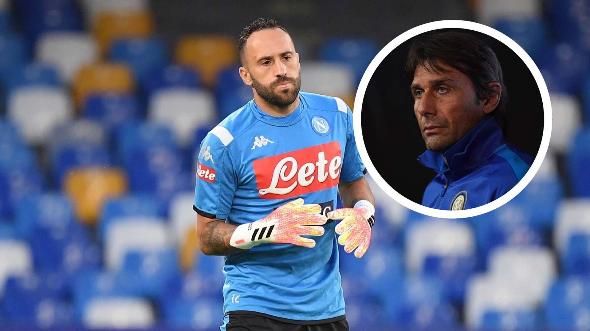 David Ospina Antonio Conte Napoli Inter Copa Italia 2020