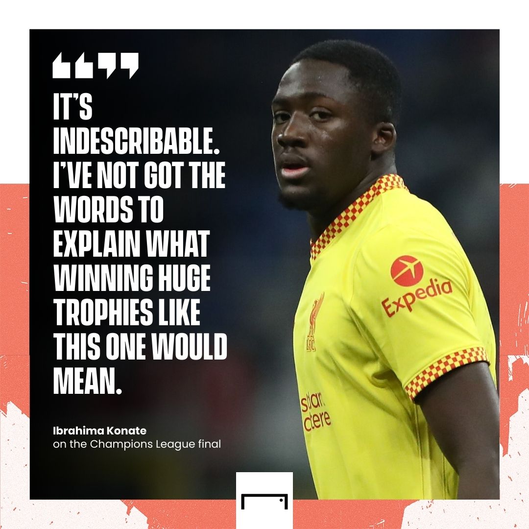 Ibrahima Konate Liverpool quote GFX