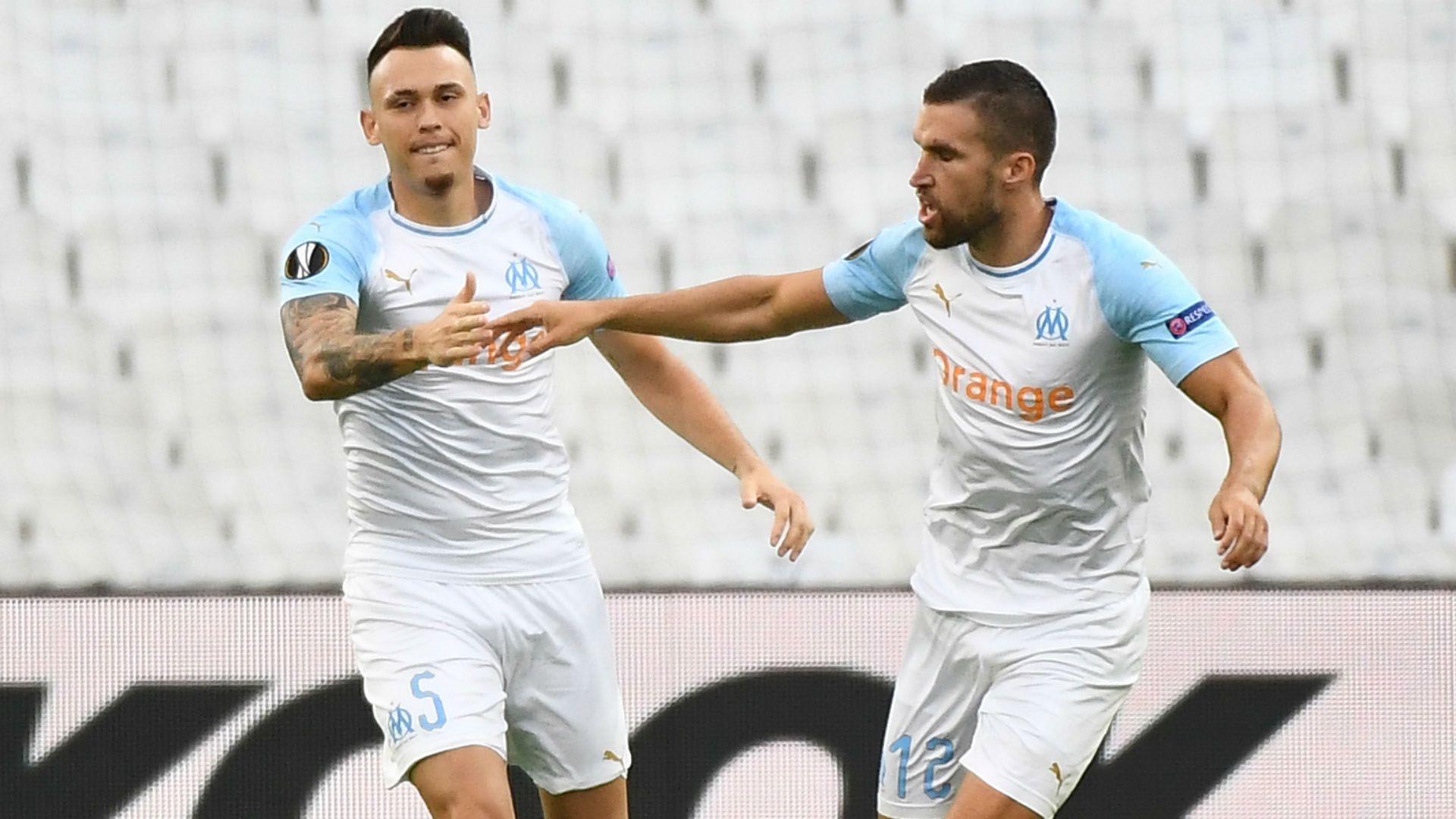 Lucas Ocampos Kevin Strootman Marseille Eintracht Frankfurt UEFA Europa League 20092018
