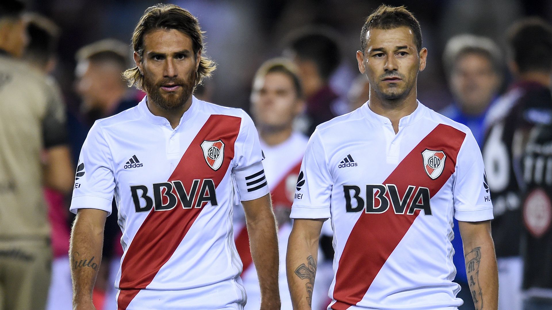 Leonardo Ponzio Rodrigo Mora Lanus River Plate Superliga Argentina 11022018