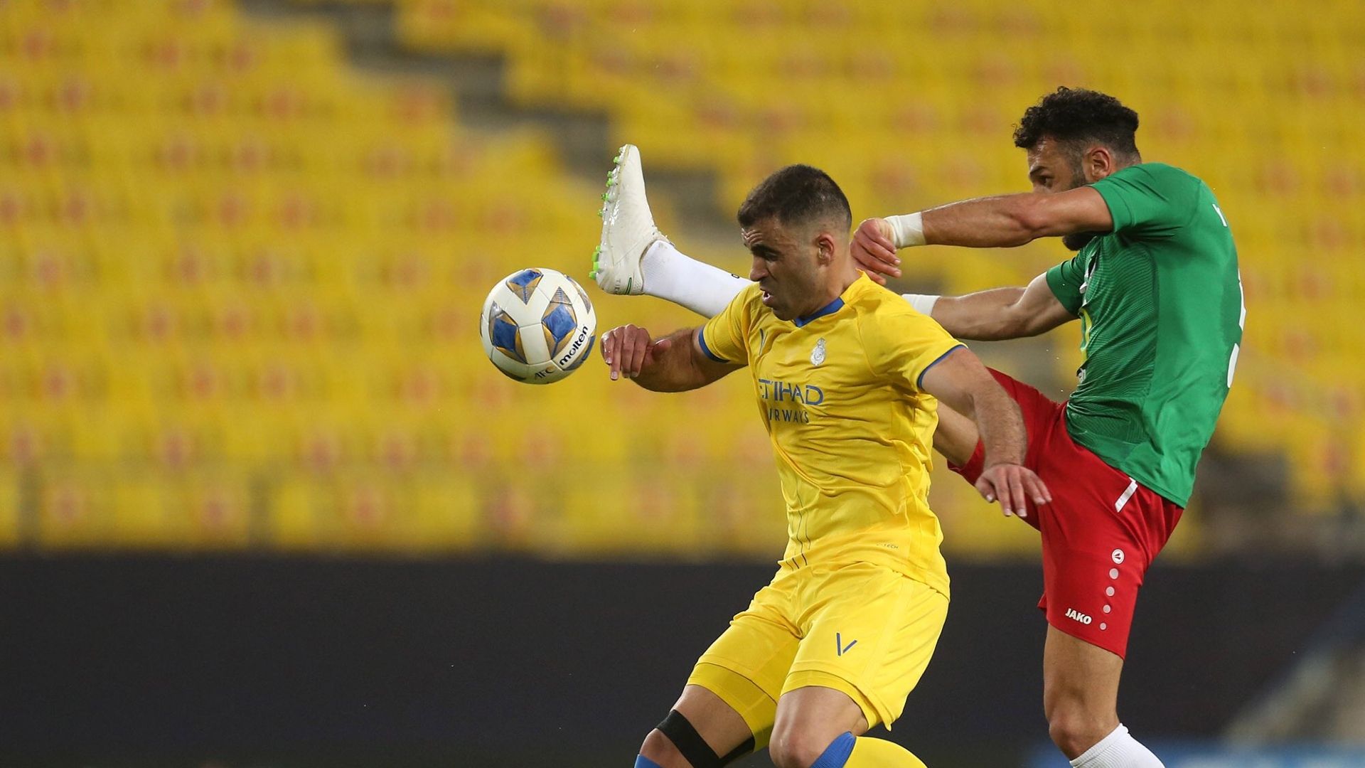 Abderrazak Hamdallah - nassr - wehdat 14-4-2021