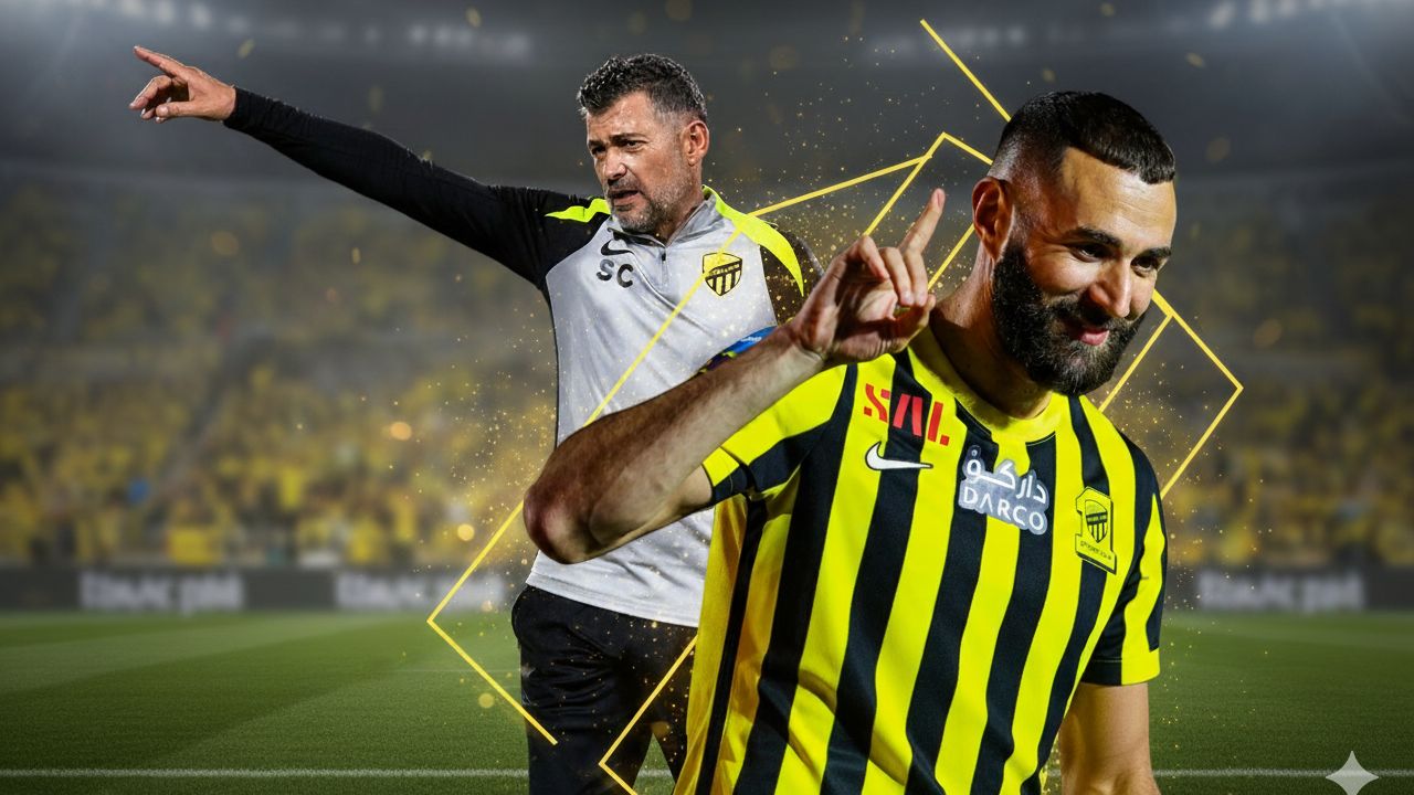 Karim Benzema Sergio Conceicao Ittihad GOAL ONLY