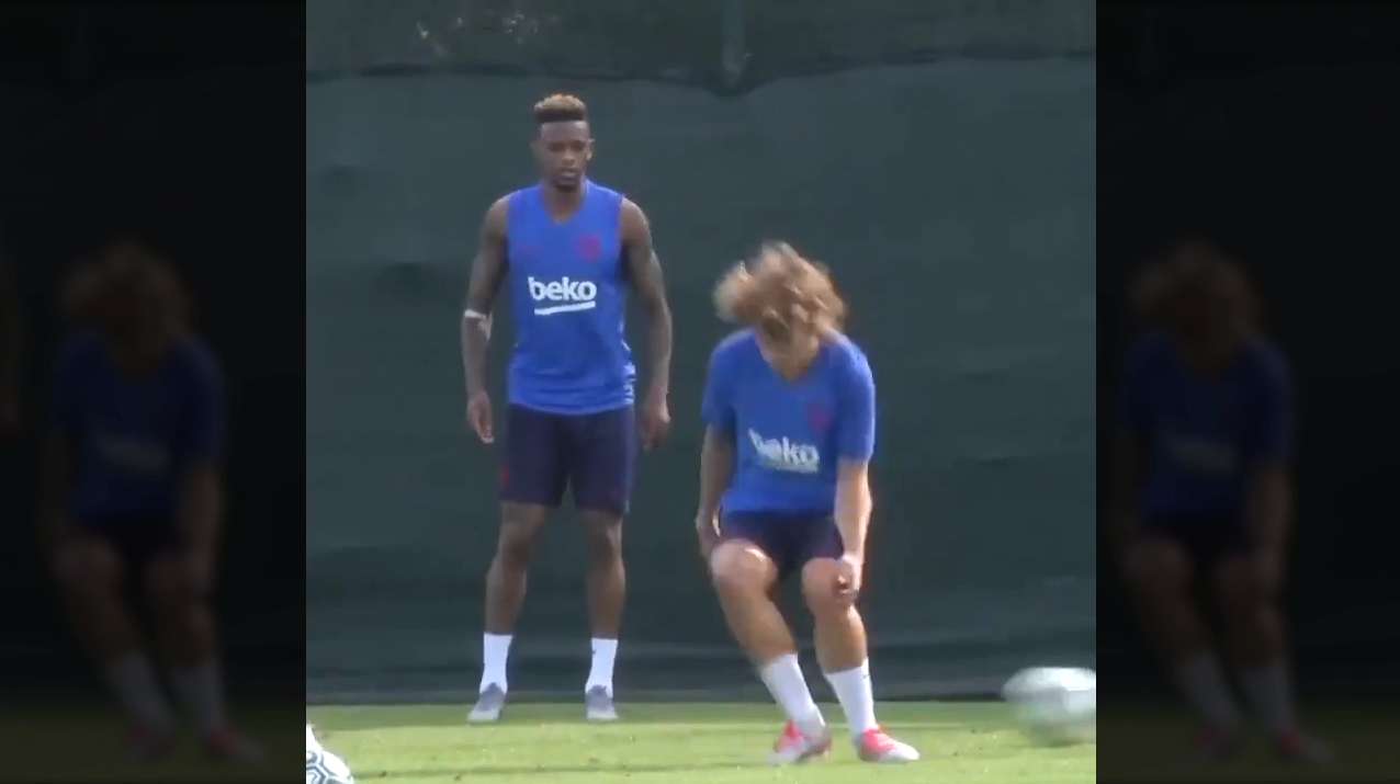 Antoine Griezmann Training Barcelona