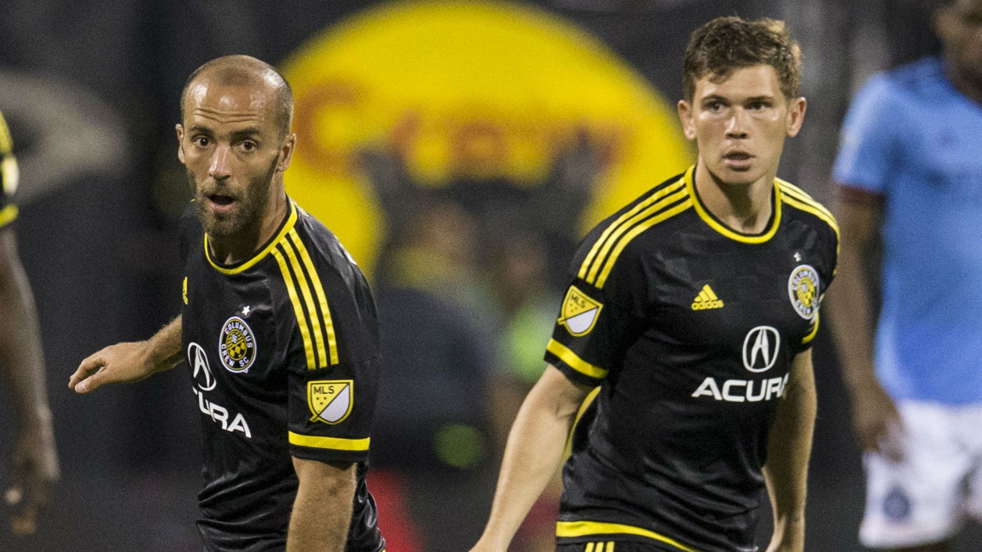 Federico Higuain Wil Trapp Columbus Crew