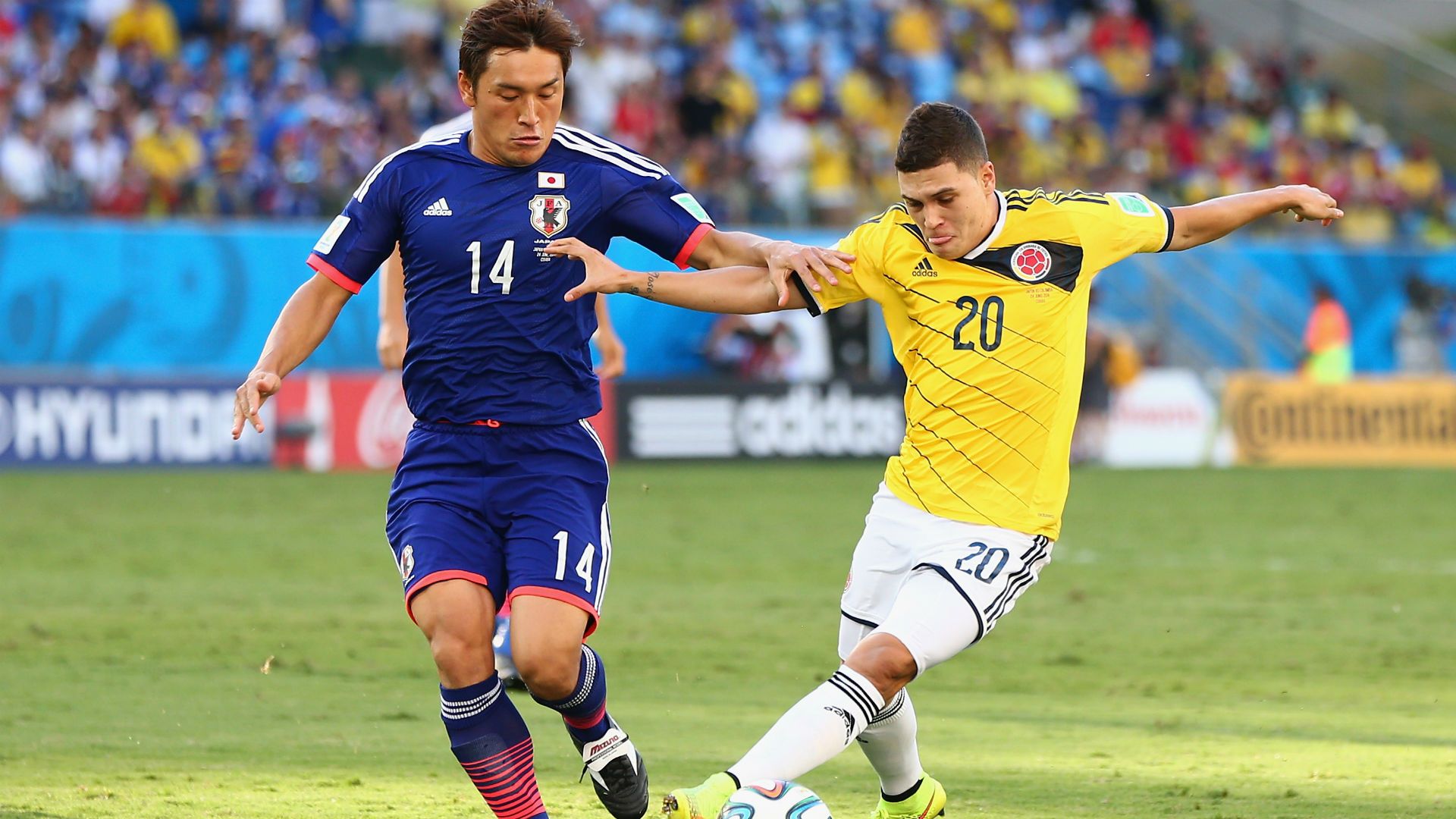 Juan Fernando Quintero - Colombia vs Japón Brasil 2014