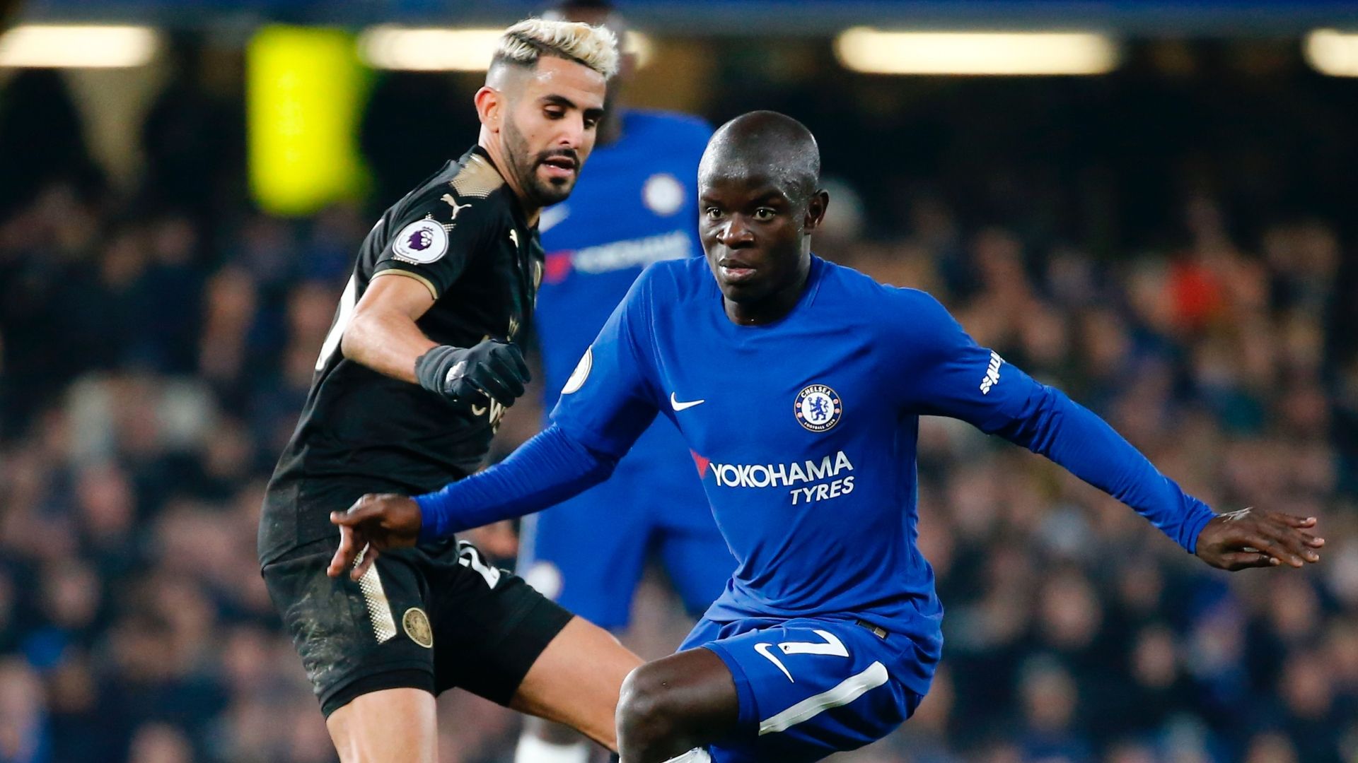Riyad Mahrez N'golo Kante Manchester City Chelsea