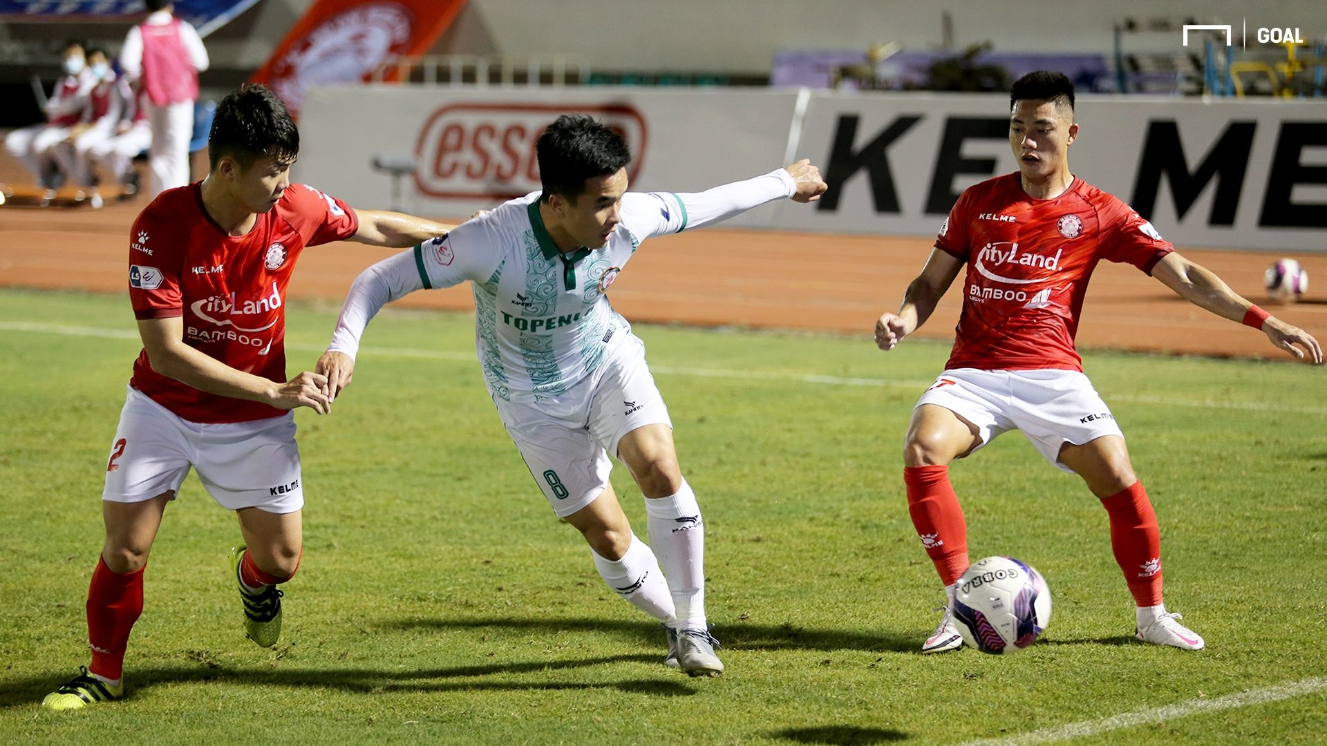 Ngo Tung Quoc Tran Dinh Kha Lam Ti Phong Ho Chi Minh City HCMC TP.HCM vs Binh Dinh FC 2021 V.League