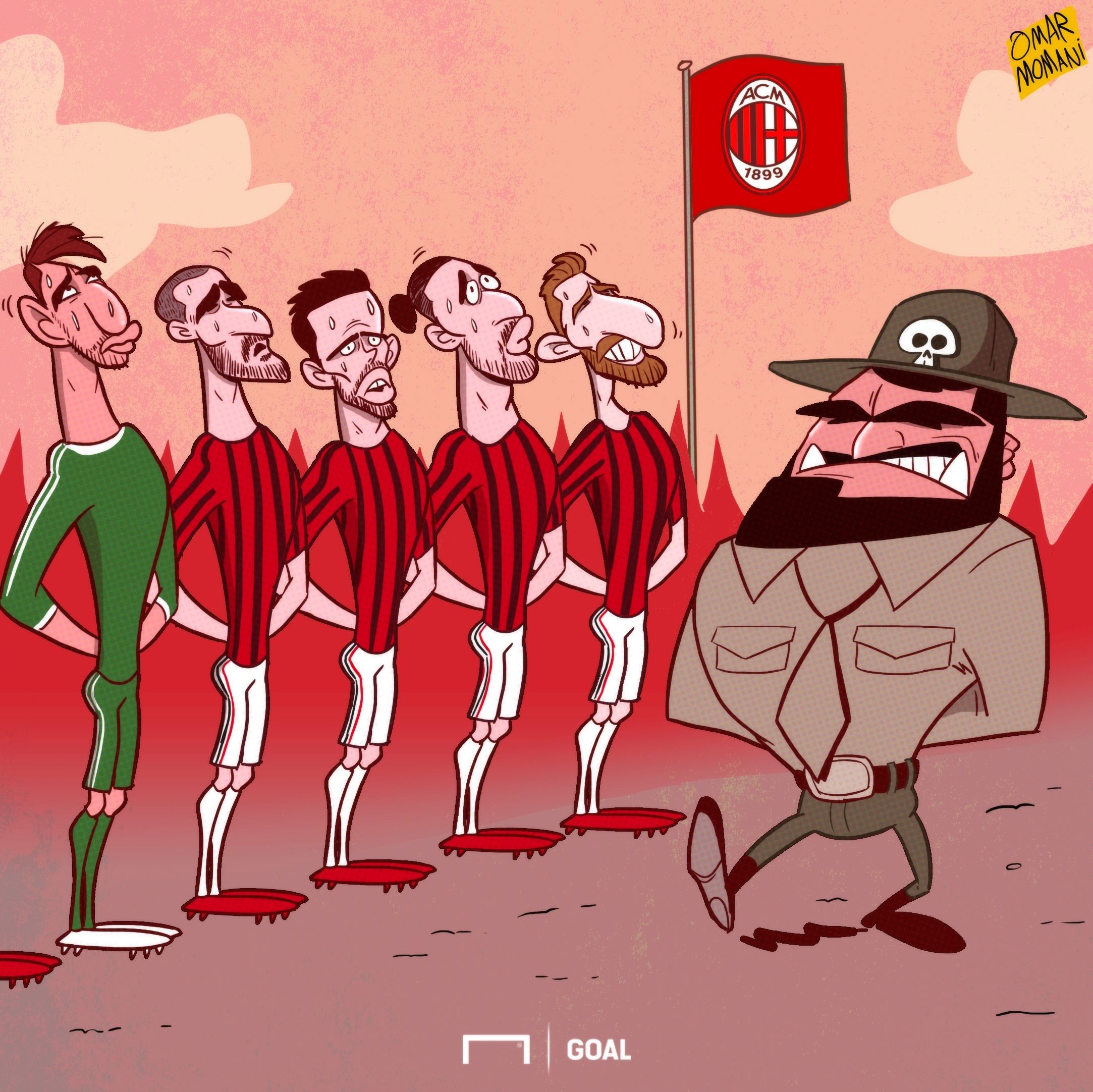 Galeri Kartun Goal Internasional 2017 - Gennaro Gattuso, Pelatih Ganas