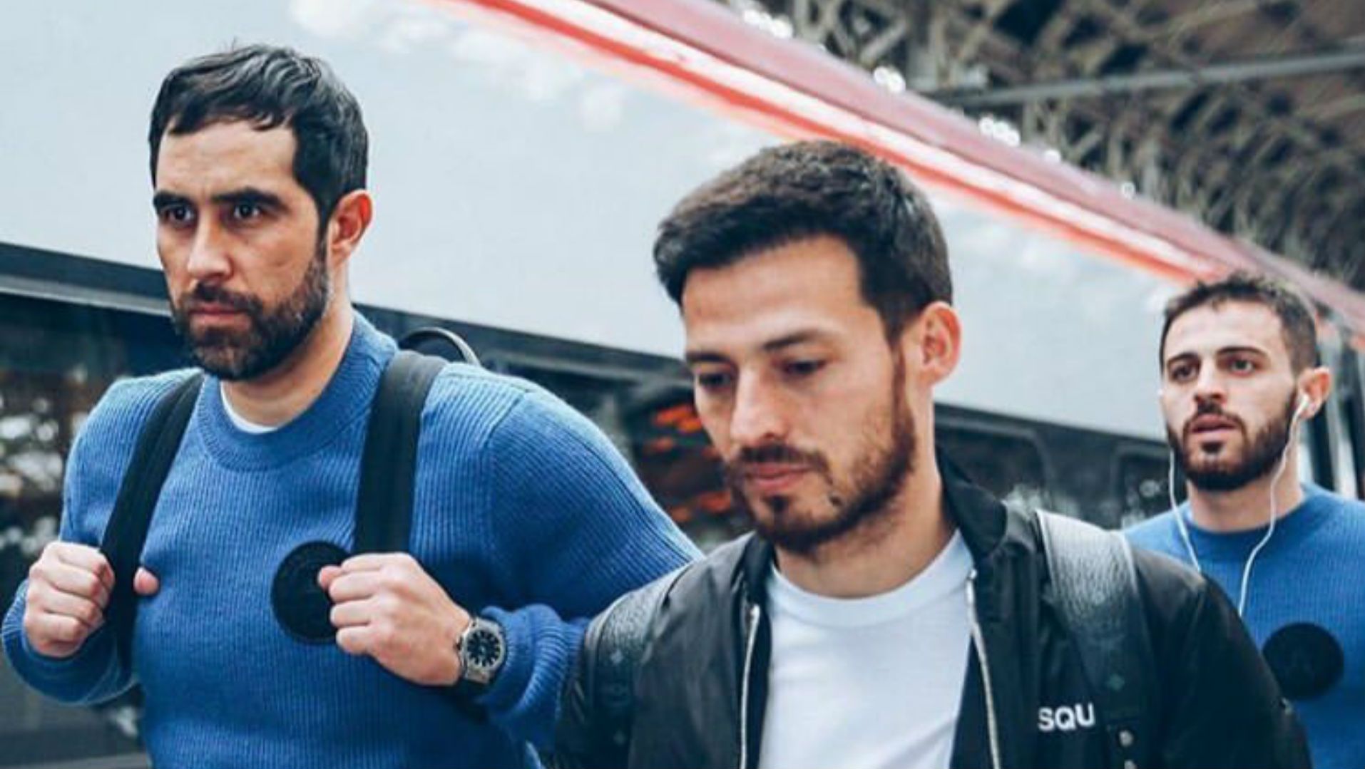230219 Claudio Bravo David Silva Bernardo Silva