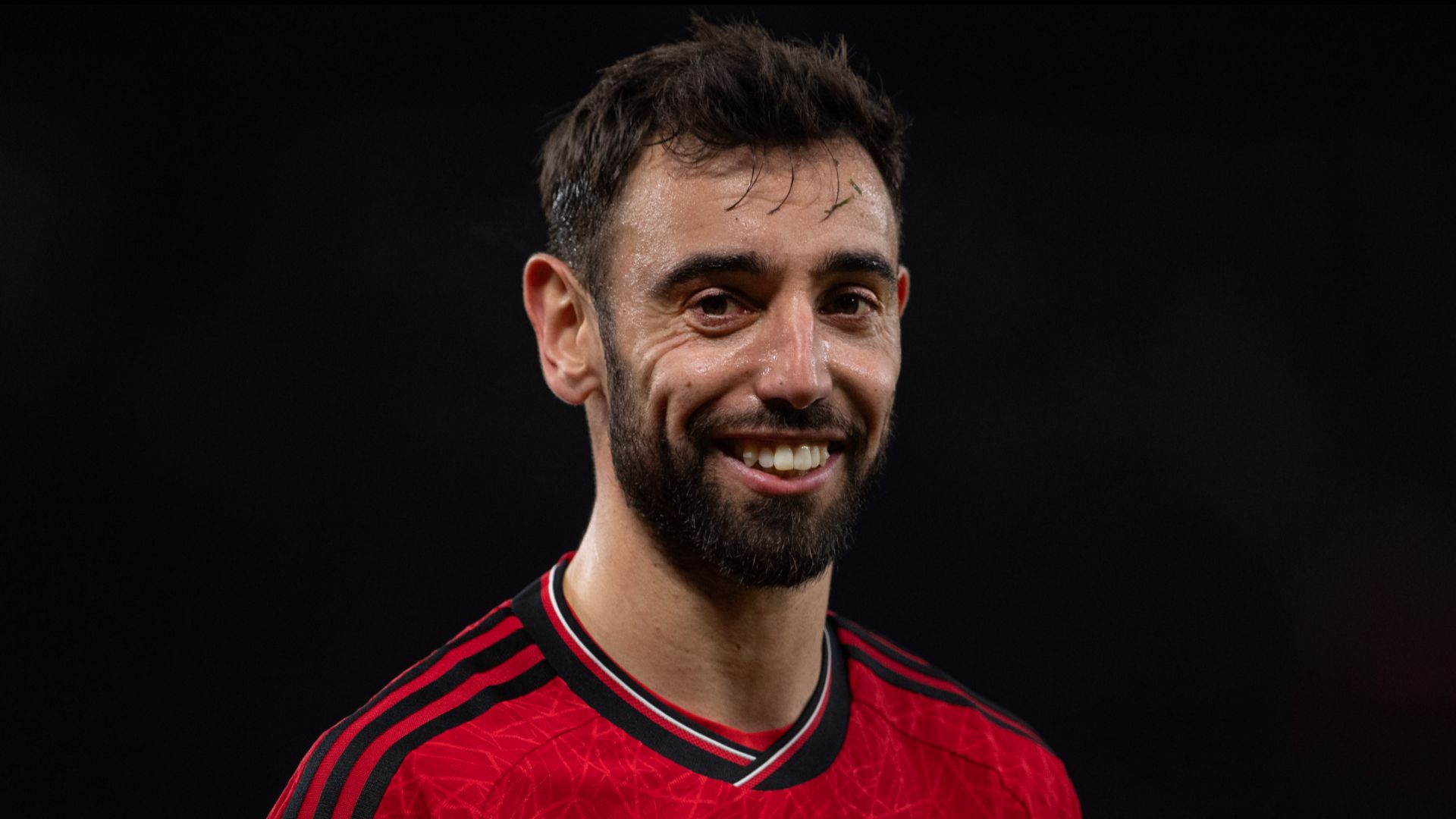 Bruno Fernandes says he is happy at Manchester United