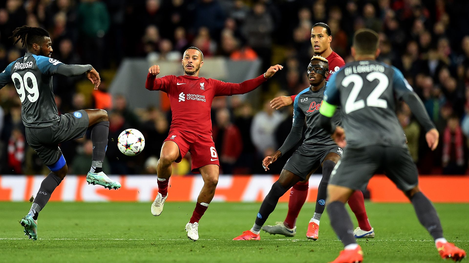 Thiago Alcantara Liverpool Napoli 2022-23