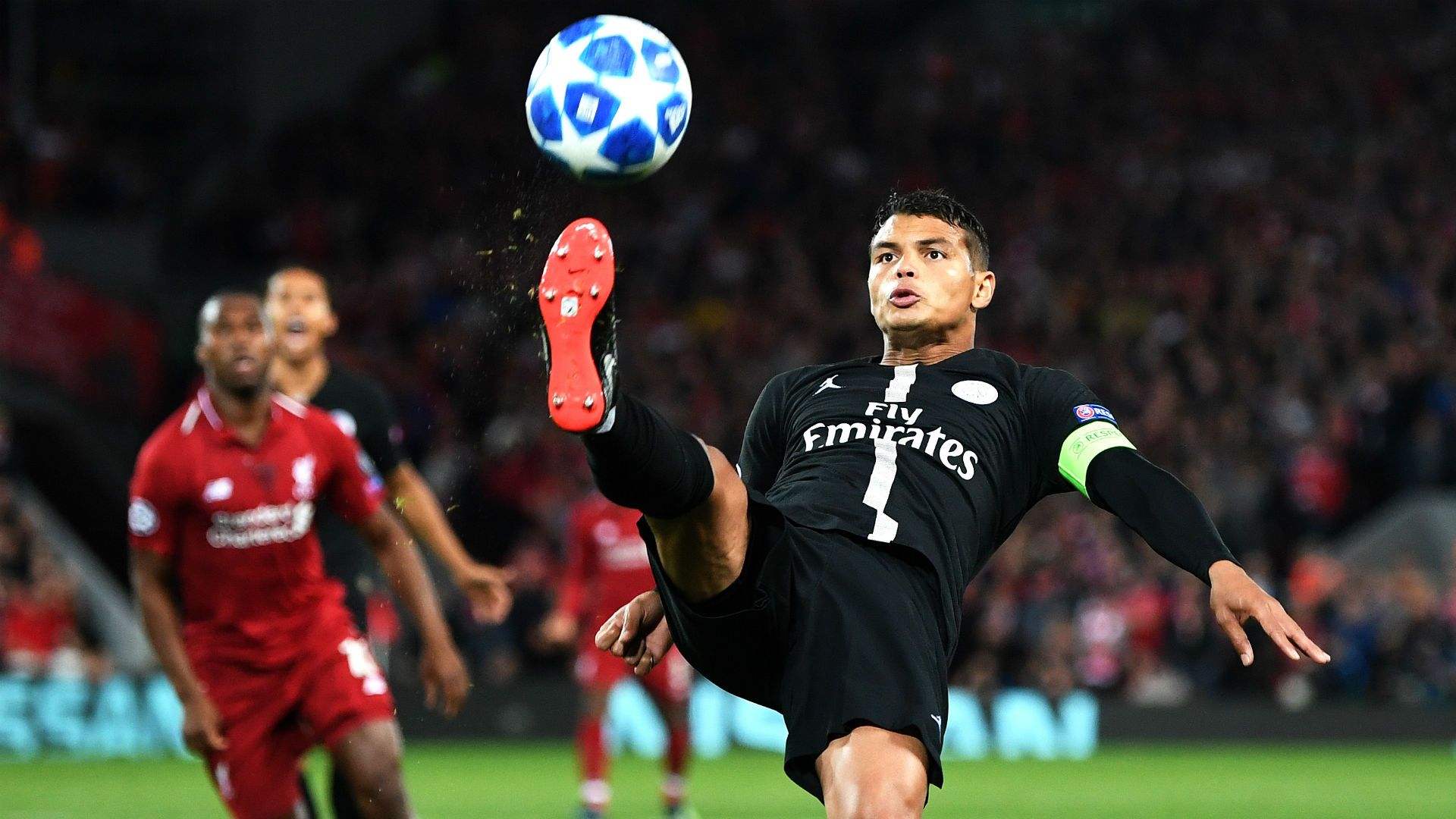 Thiago Silva Liverpool PSG Champions League 18 09 2018