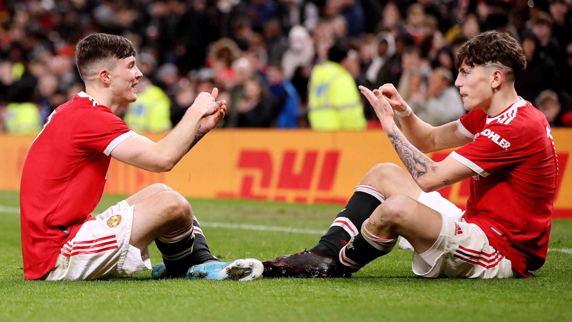 Charlie McNeill Alejandro Garnacho Manchester United FA Youth Cup 2022