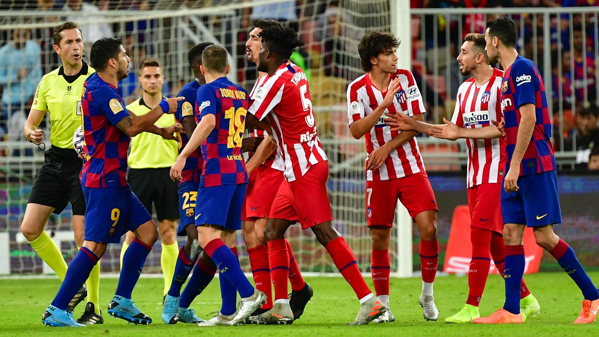 Atletico Madrid Barcelona Supercopa española