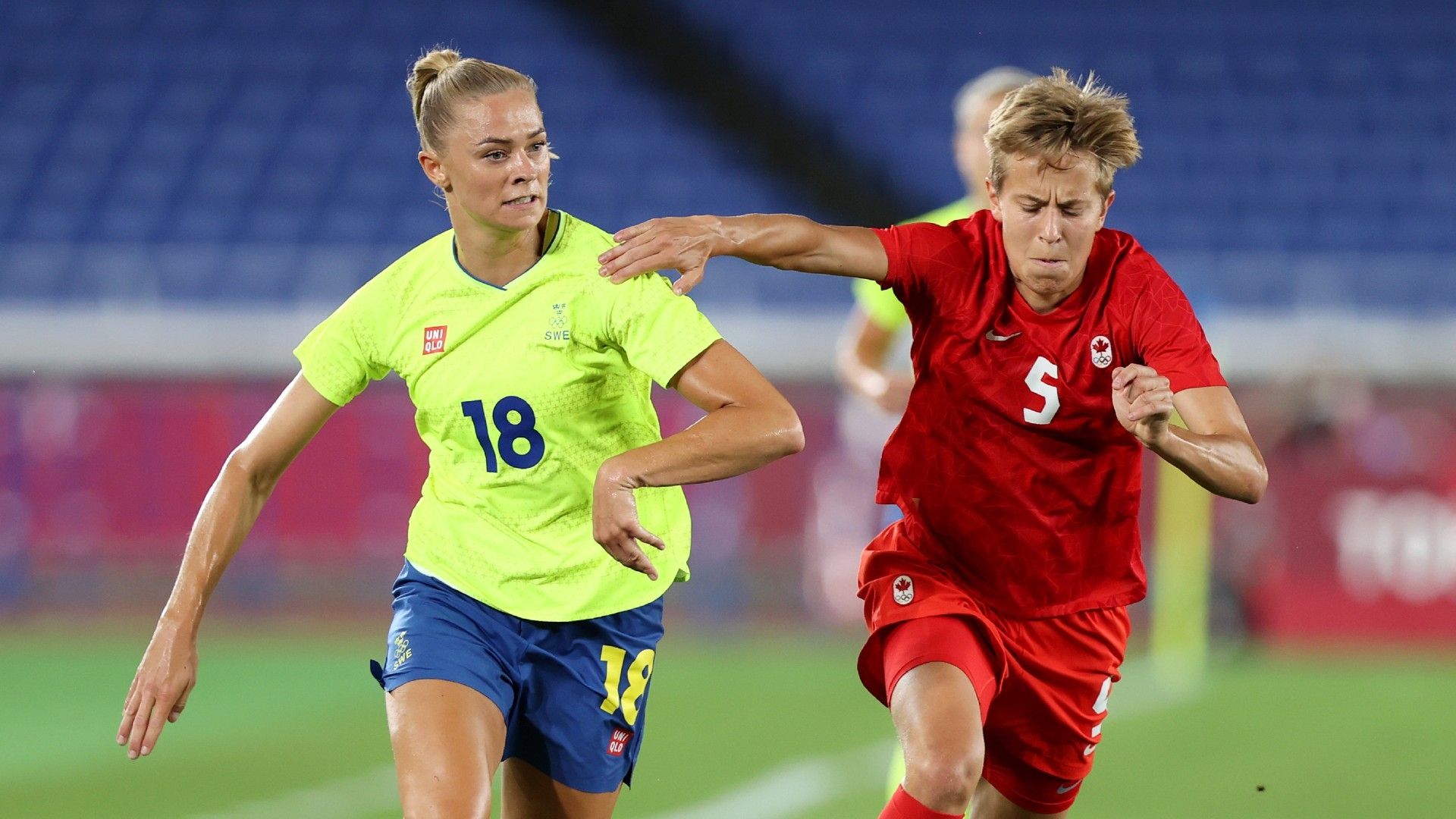 Frido Rolfo Quinn Canada vs Sweden Olympics 2020