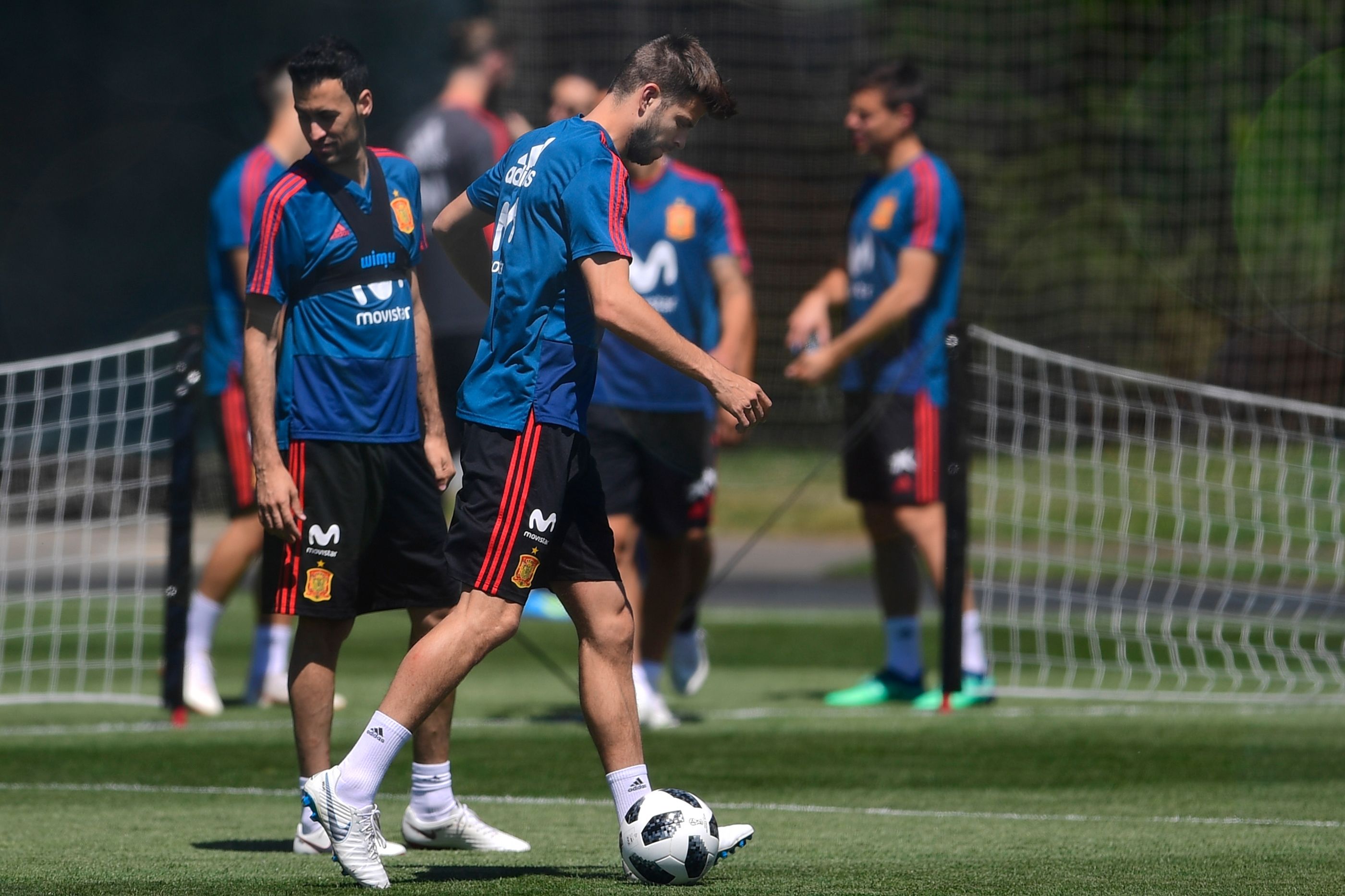 España entrenamiento Mundial Rusia 2018