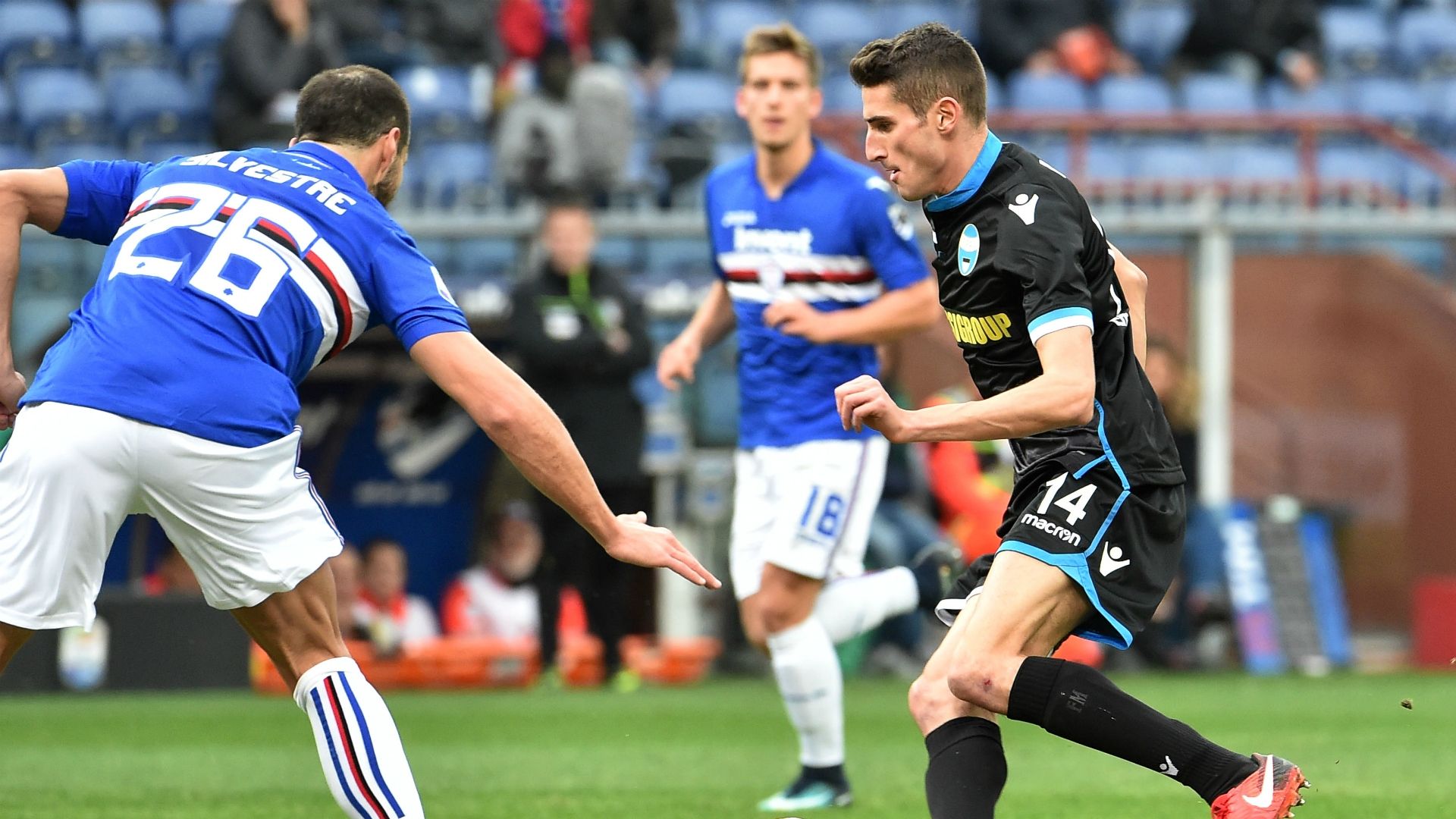 Matias Silvestre Federico Mattiello Sampdoria Spal Serie A