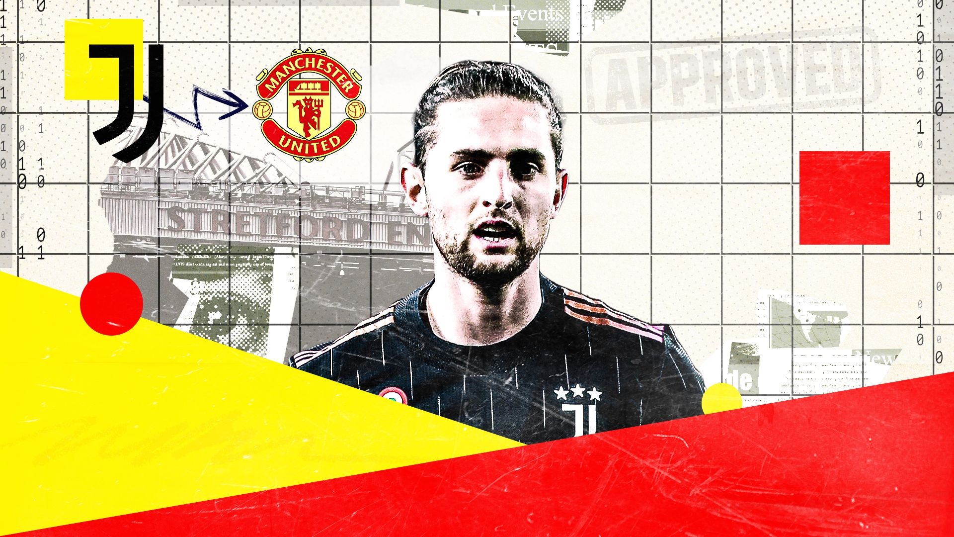 Adrien Rabiot Man Utd GFX