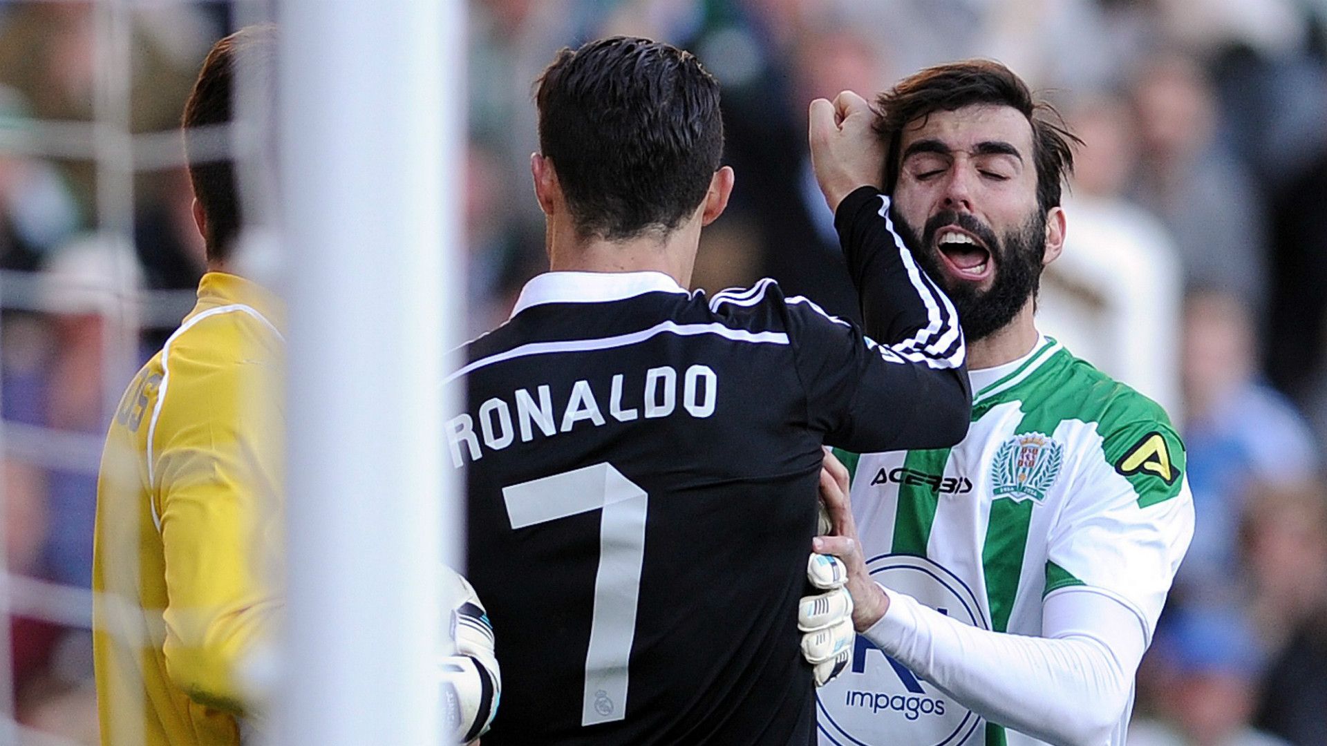 Cristiano Ronaldo Jose Angel Crespo Cordoba Real Madrid La Liga
