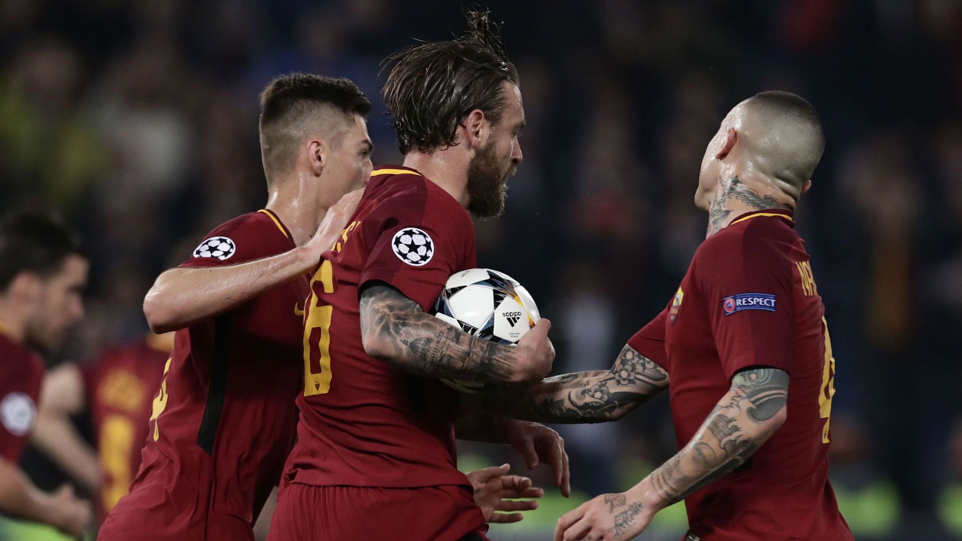 Daniele De Rossi Roma Barcelona Champions League