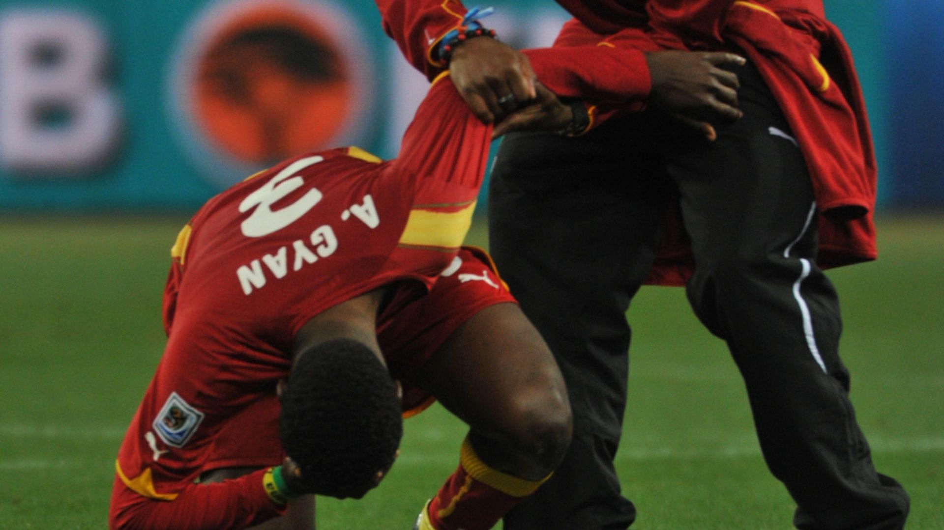 Asamoah Gyan Ghana Uruguay 2010 World Cup