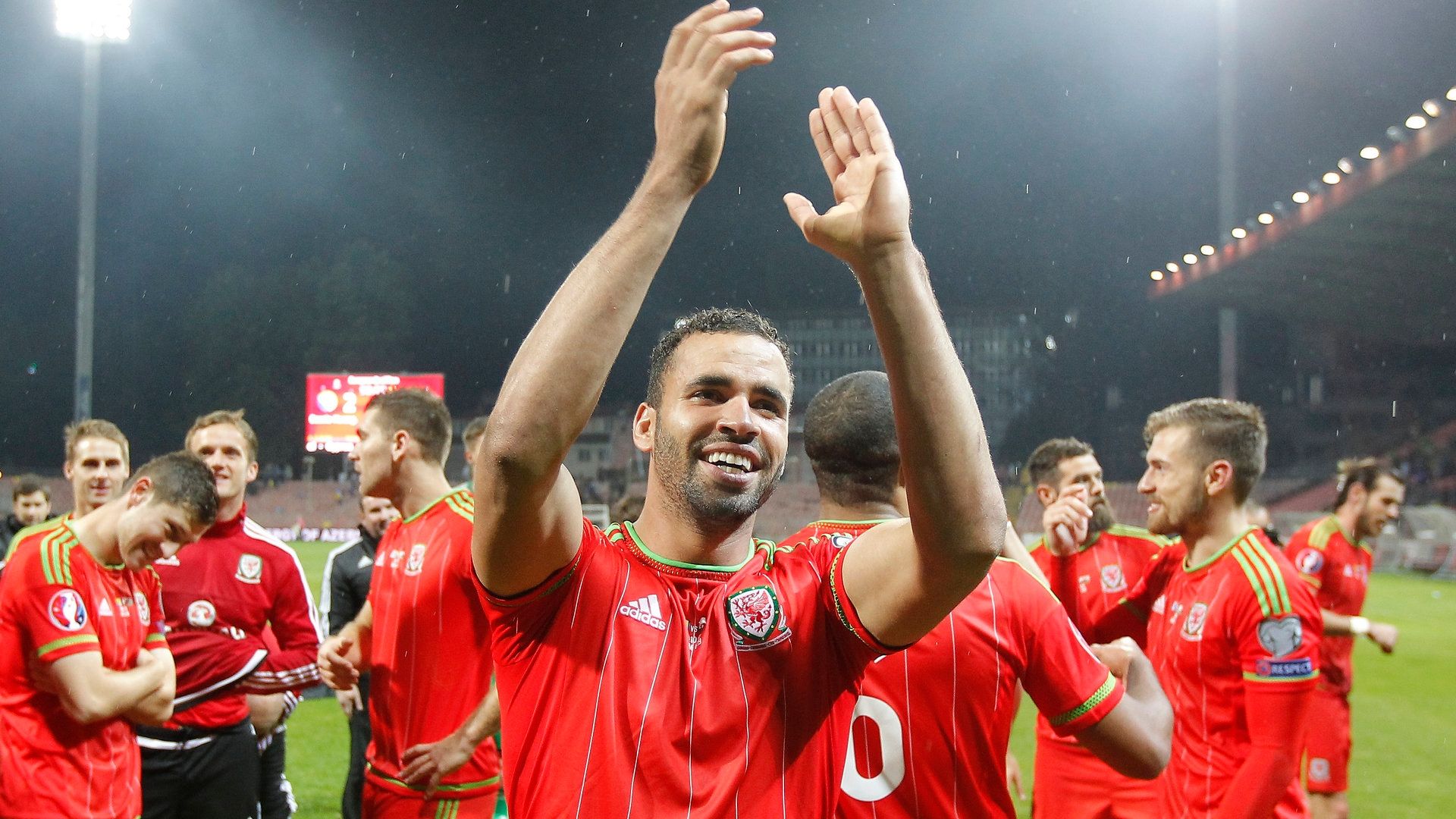 Hal Robson-Kanu Wales Bosnia Euro 2016 qualification 101015