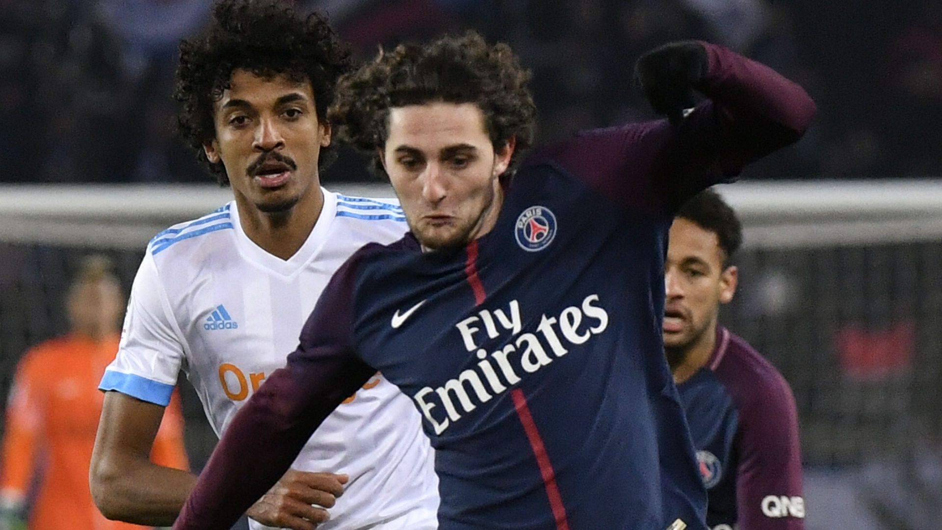 Adrien Rabiot Luiz Gustavo PSG Marseille Ligue 1 25022018