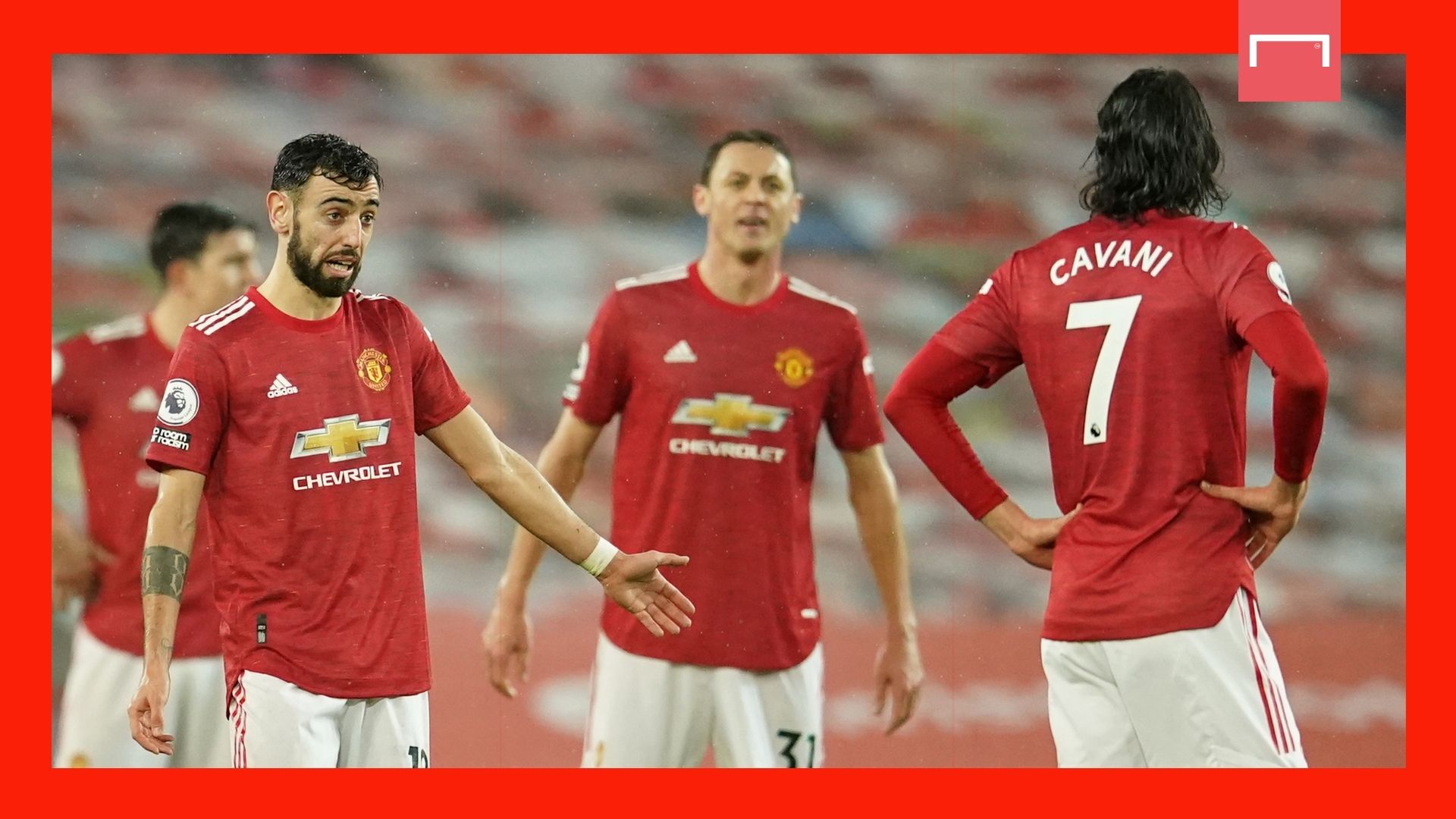 Bruno Fernandes Edinson Cavani Manchester United Sheffield United GFX