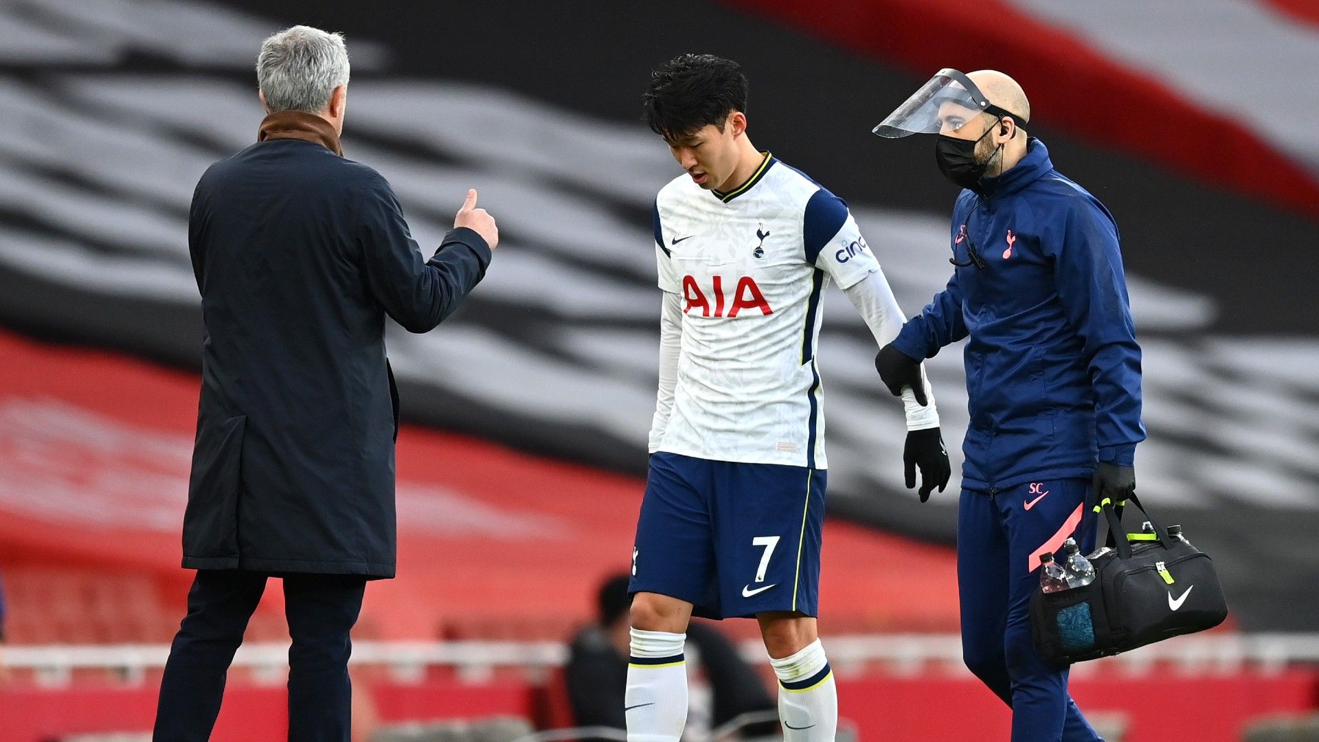 Son Heung-min Arsenal vs Tottenham Premier League 2020-21
