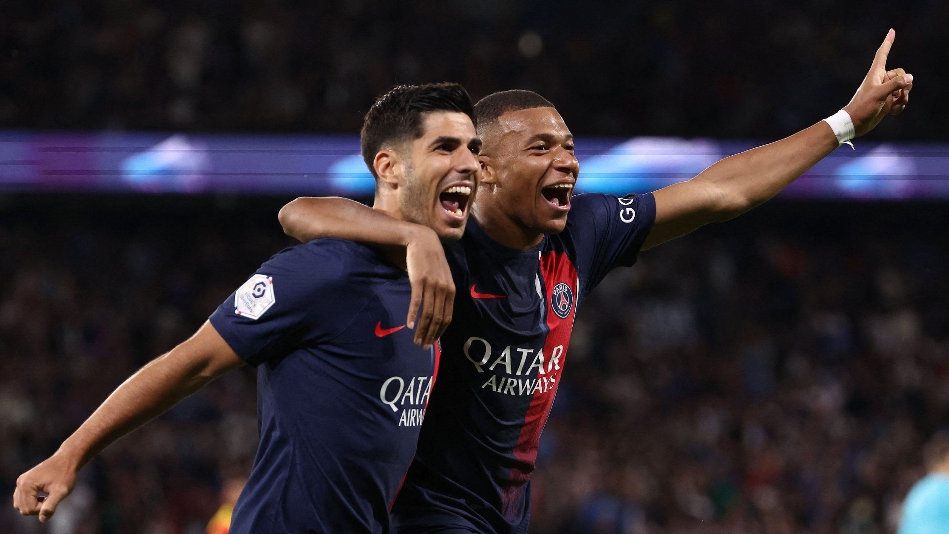 Marco Asensio Kylian Mbappe PSG 2023-24