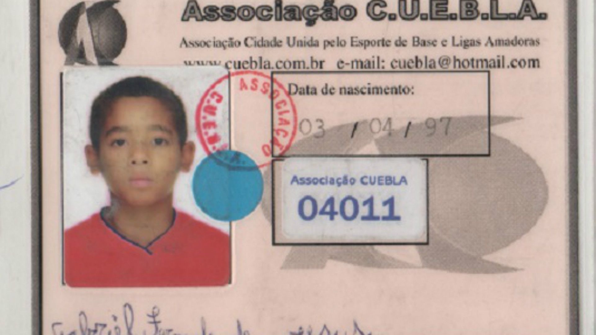 Gabriel Jesus - Pequeninos do Meio Ambiente - 26/04/2017