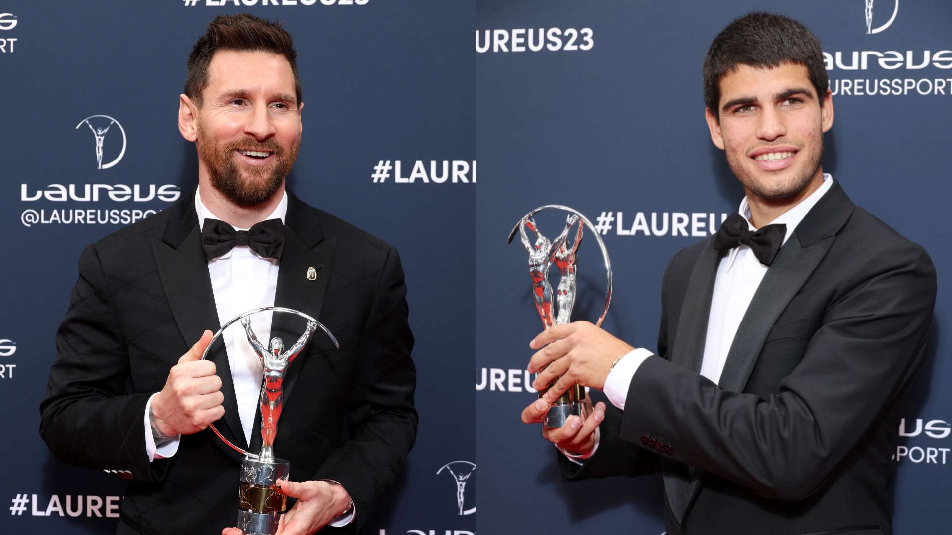 Laureus World Sports Awards 2023 Messi Alcaraz