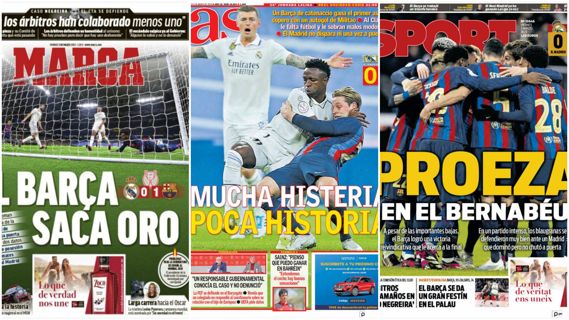 Portadas 3 de marzo 2023