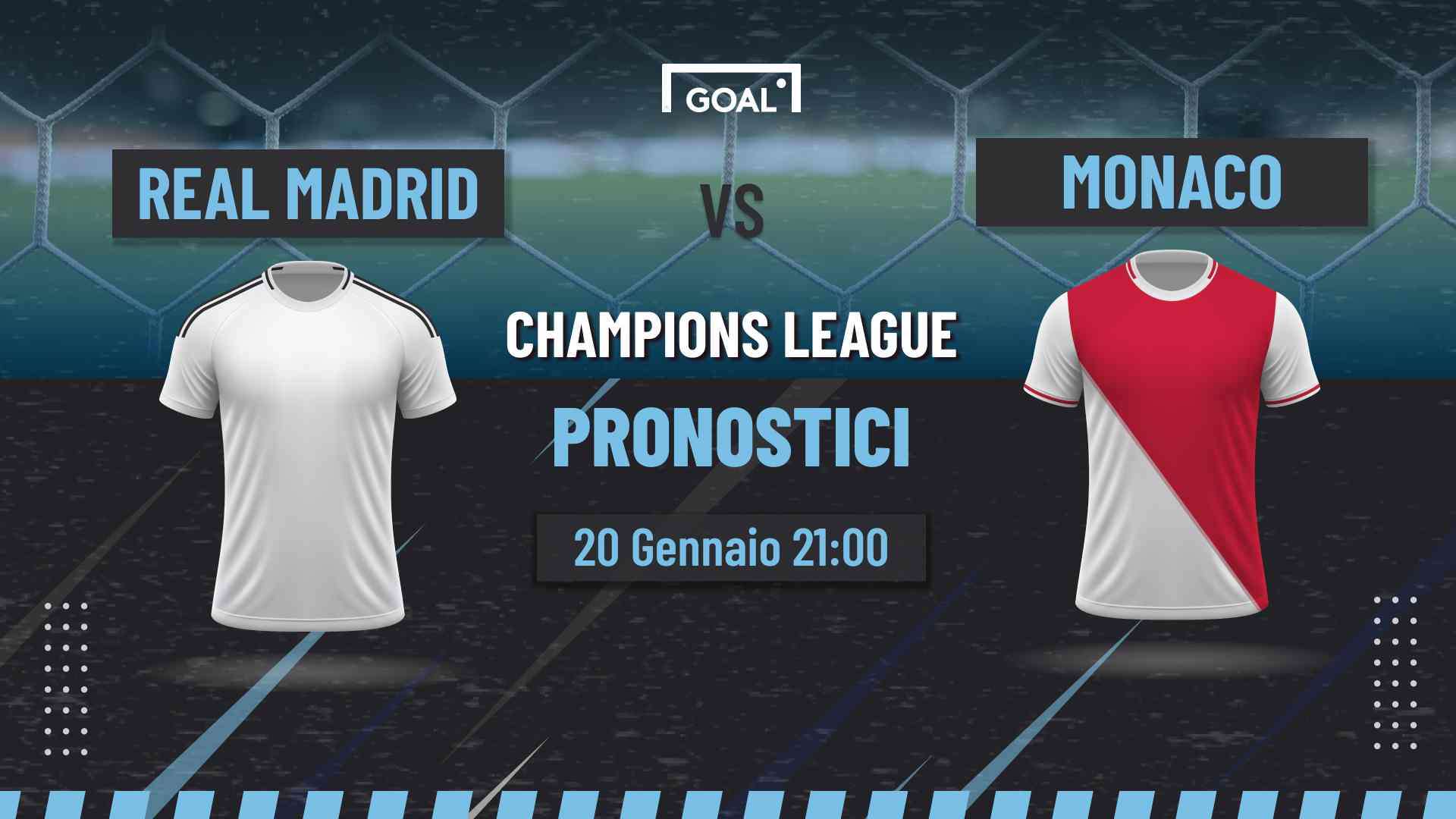 pronostici Real Madrid - Monaco