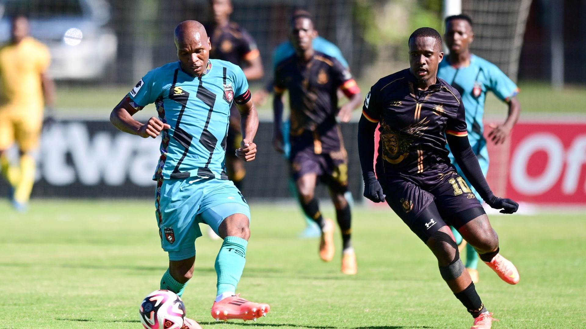 Mlungisi Mbunjana, TS Galaxy & Andile Mpisane, Royal AM, December 2024.