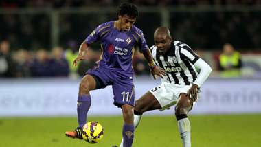 Juan Guillermo Cuadrado Fiorentina vs Juventus