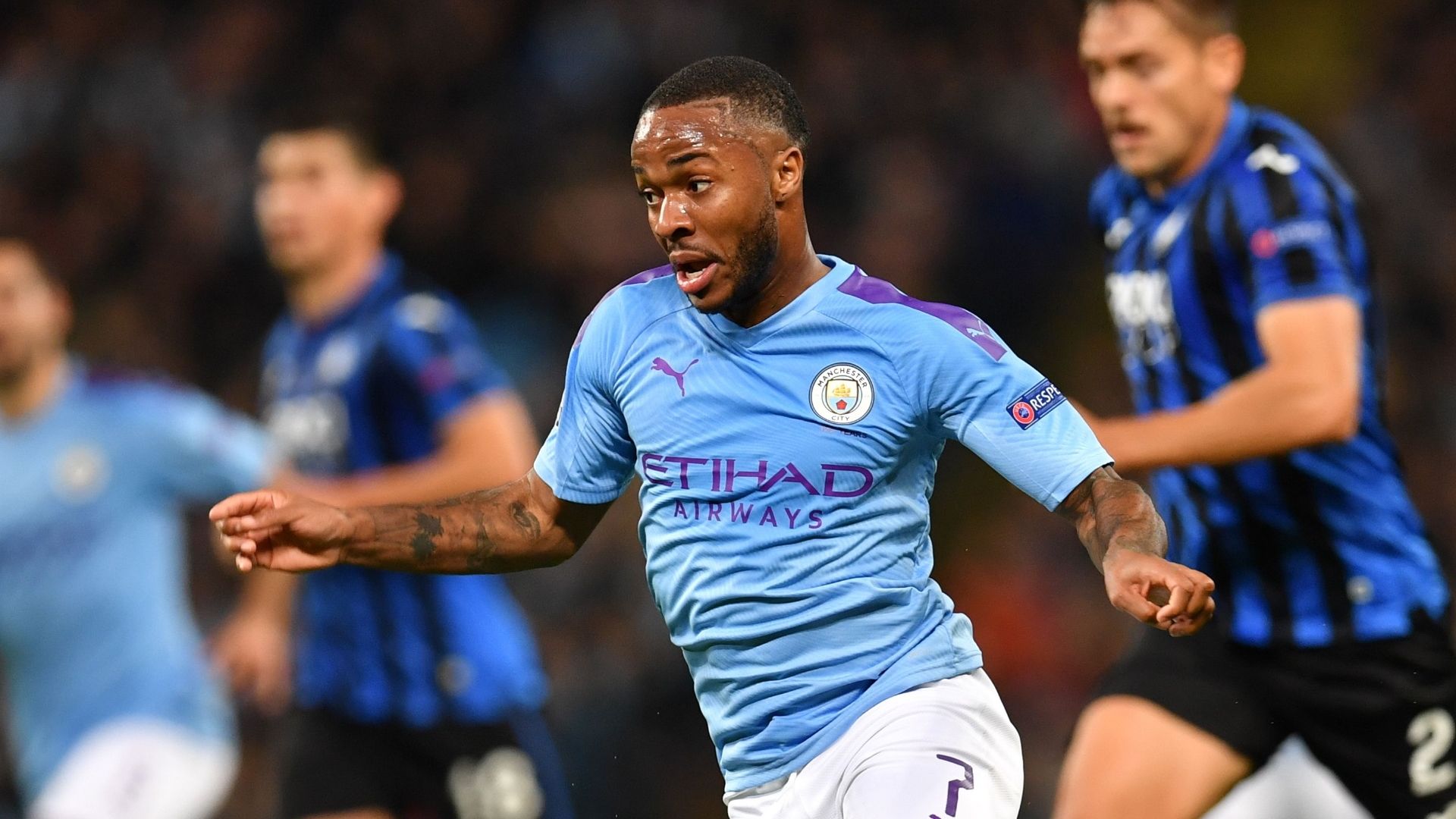Raheem Sterling, Man City vs Atalanta