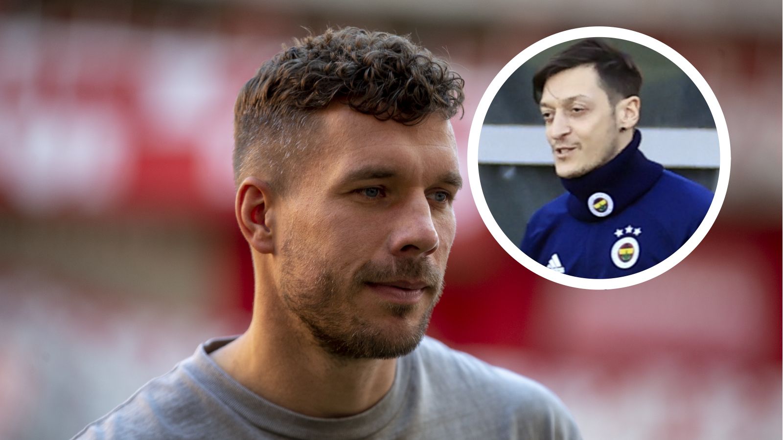 Lukas Podolski Mesut Ozil