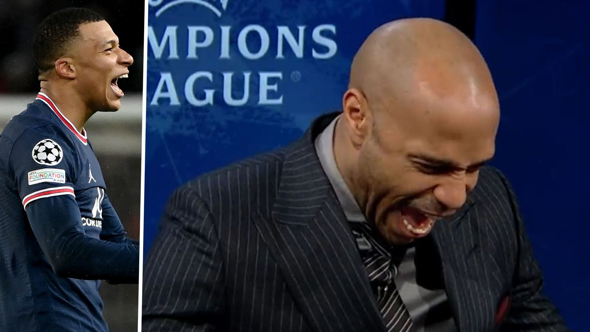 Kylian Mbappe Thierry Henry