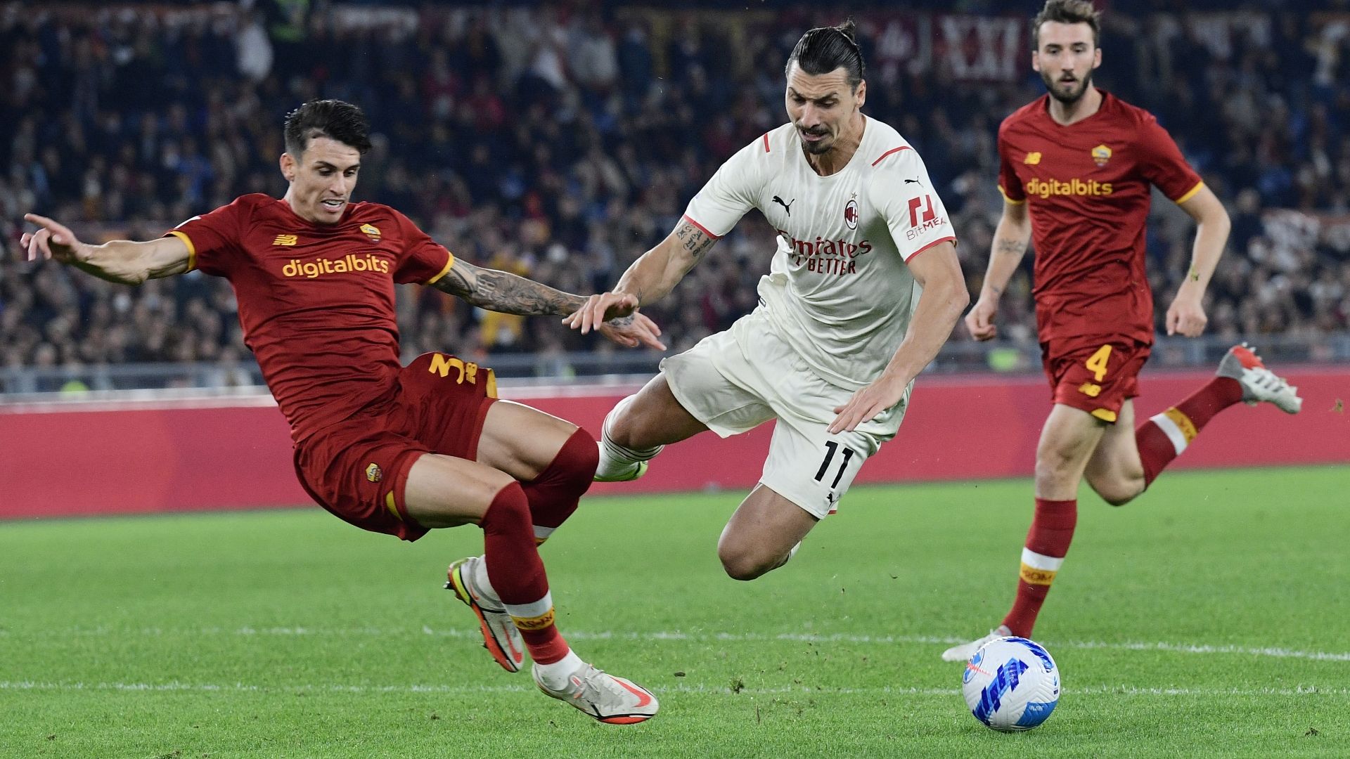 Ibrahimovic Roma Milan Serie A