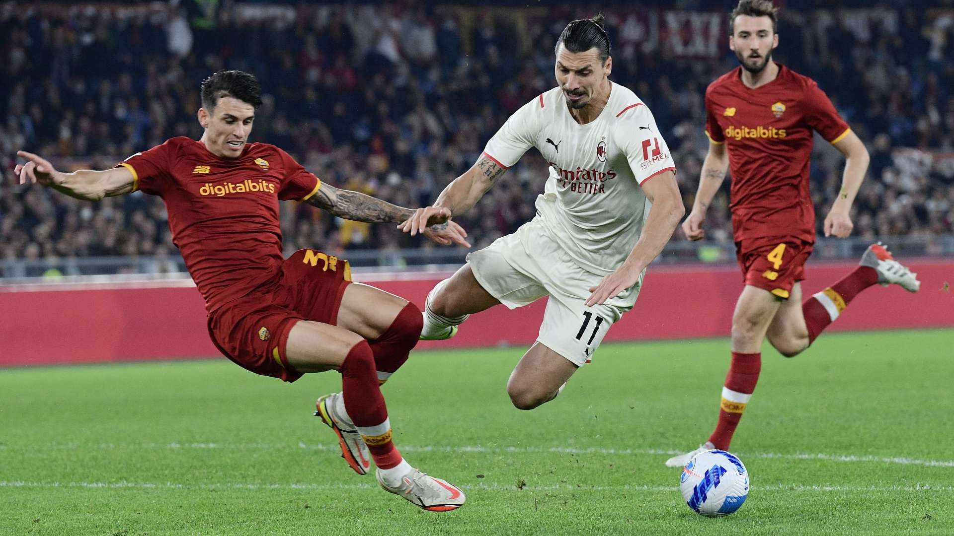 Ibrahimovic Roma Milan Serie A