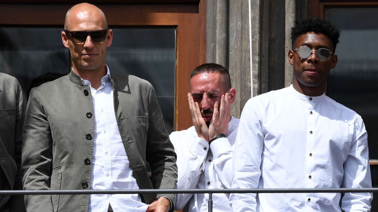 Arjen Robben,Franck Ribery und David Alaba