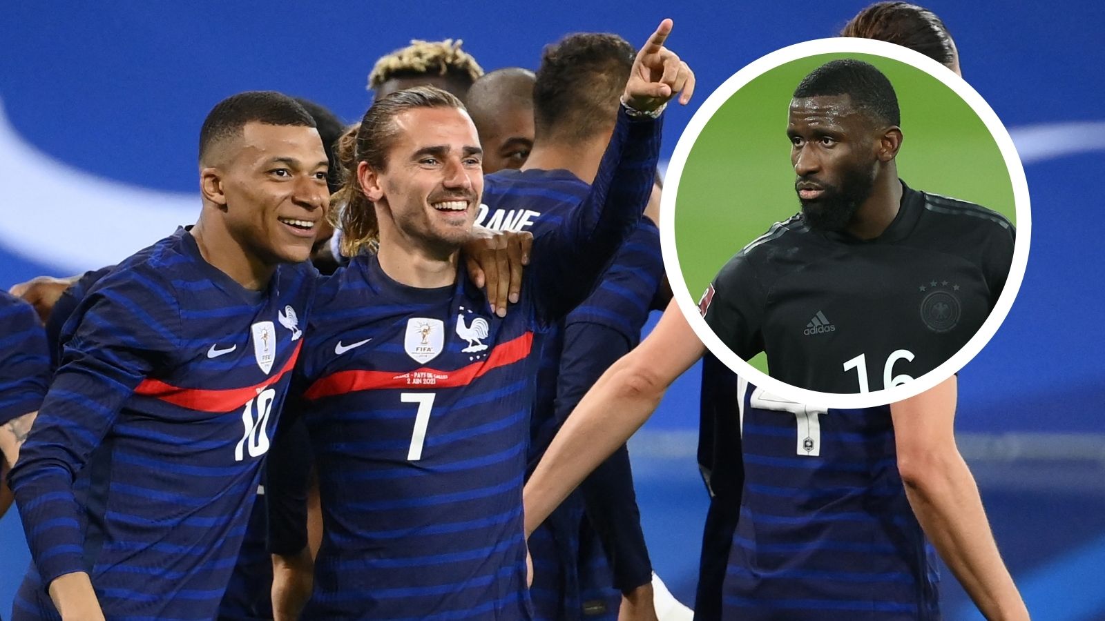 Kylian Mbappe Antoine Griezmann Antonio Rudiger